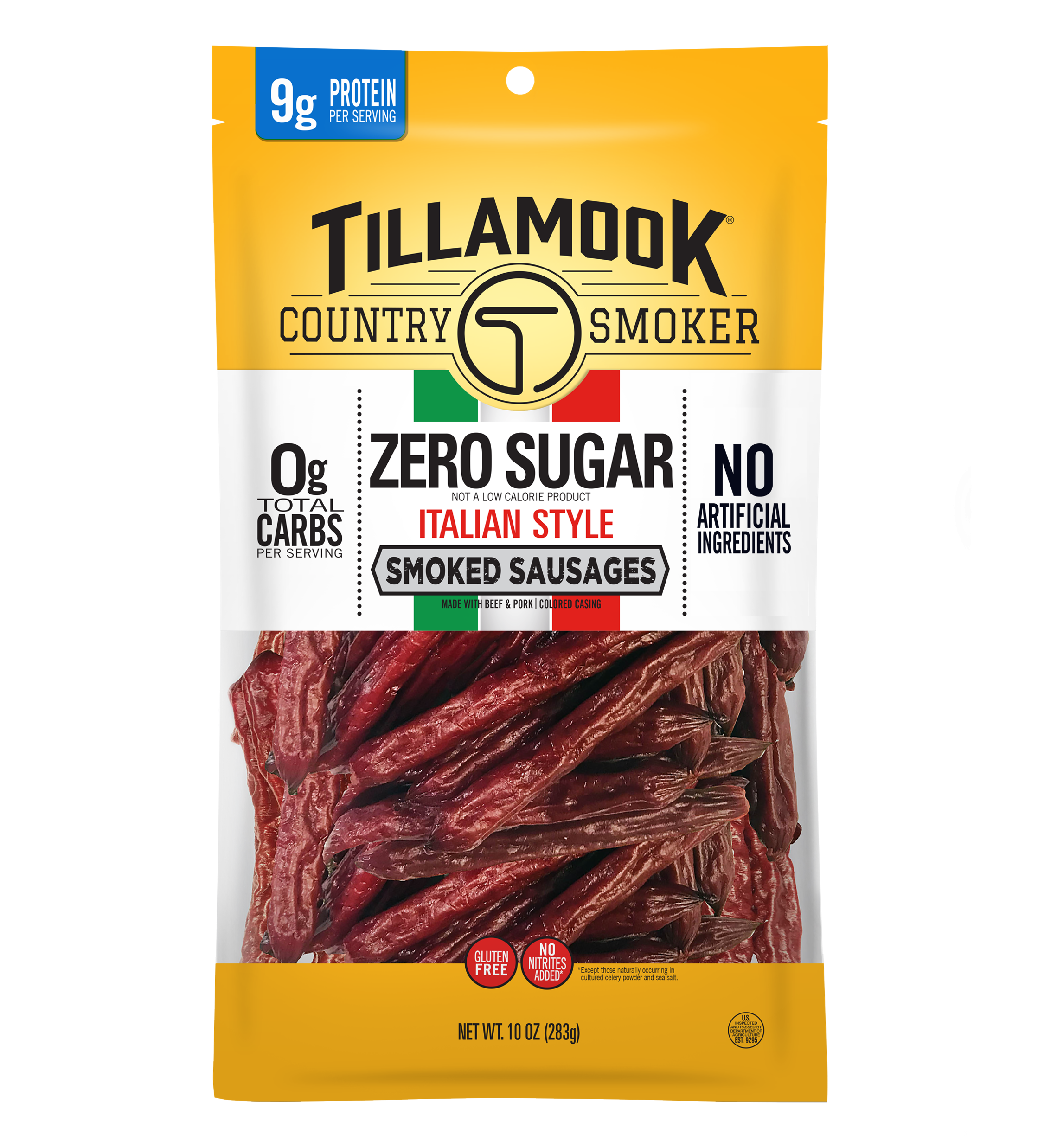 Zero Sugar Smoked Sausages | Italian Style