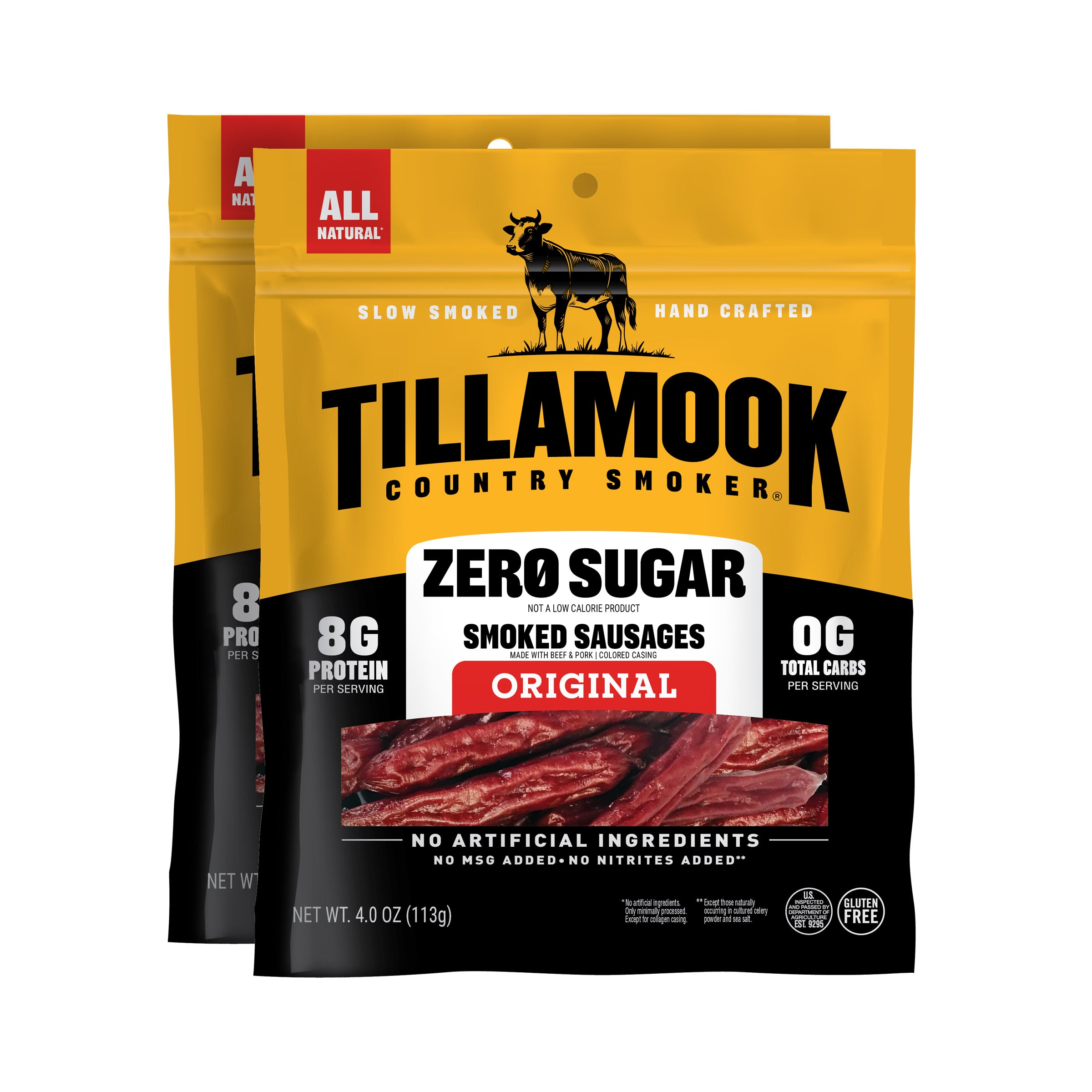 Zero Sugar Smoked Sausages Bundle | Original 2-Pack