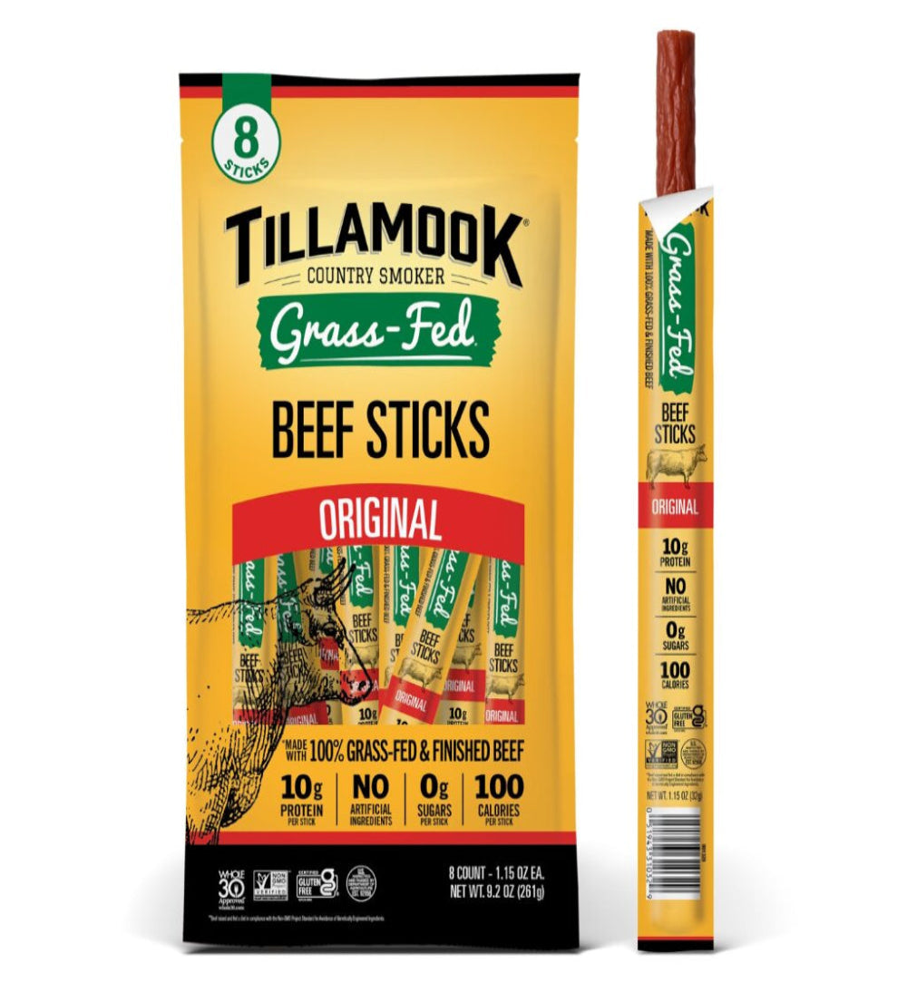 Zero Sugar Meat Sticks | Grass-Fed Original Multipack