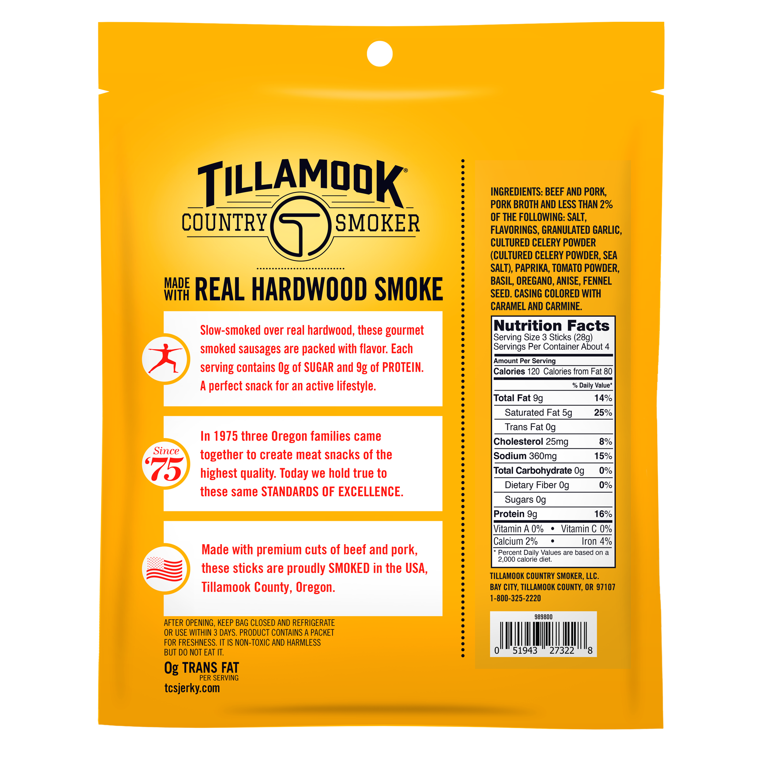 Zero Sugar Smoked Sausages | Italian Style