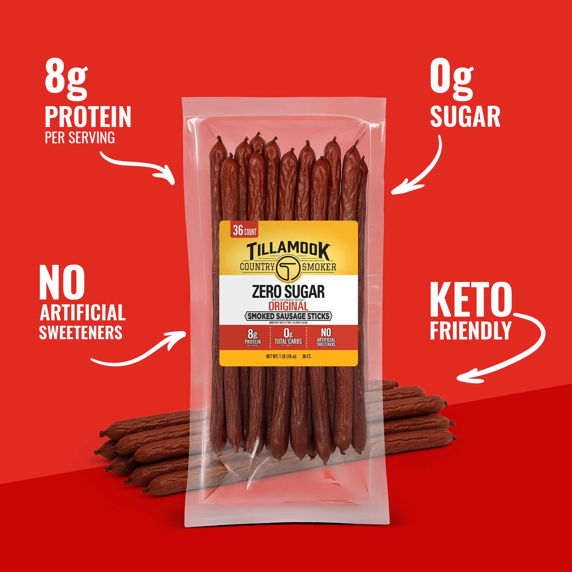 Smoked Sausages Bulk Pack | Zero Sugar