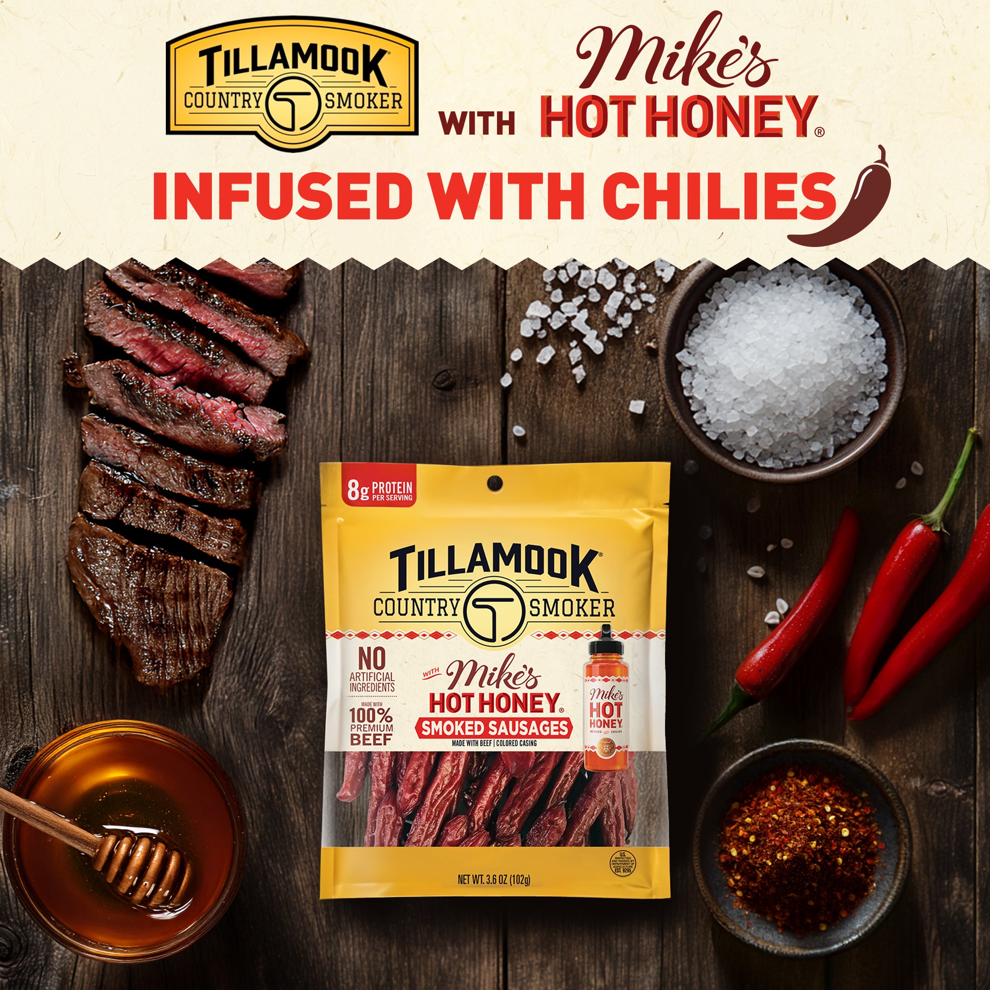 Simply Crafted Smoked Sausages | Mike's Hot Honey