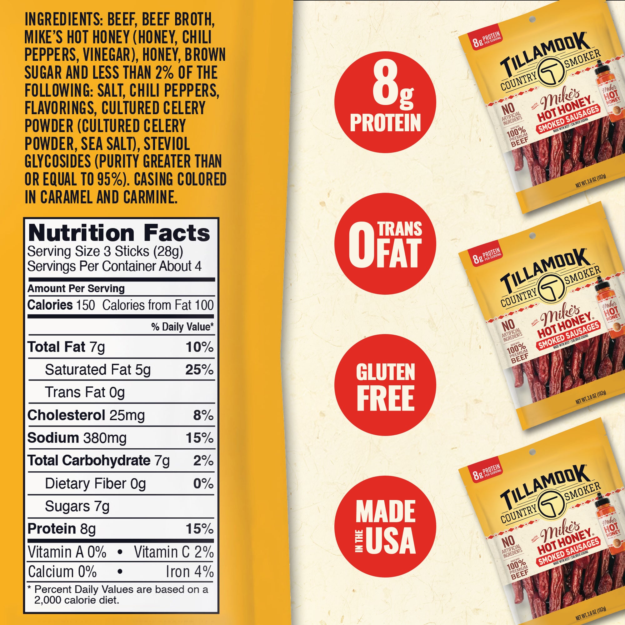 Simply Crafted Smoked Sausages | Mike's Hot Honey