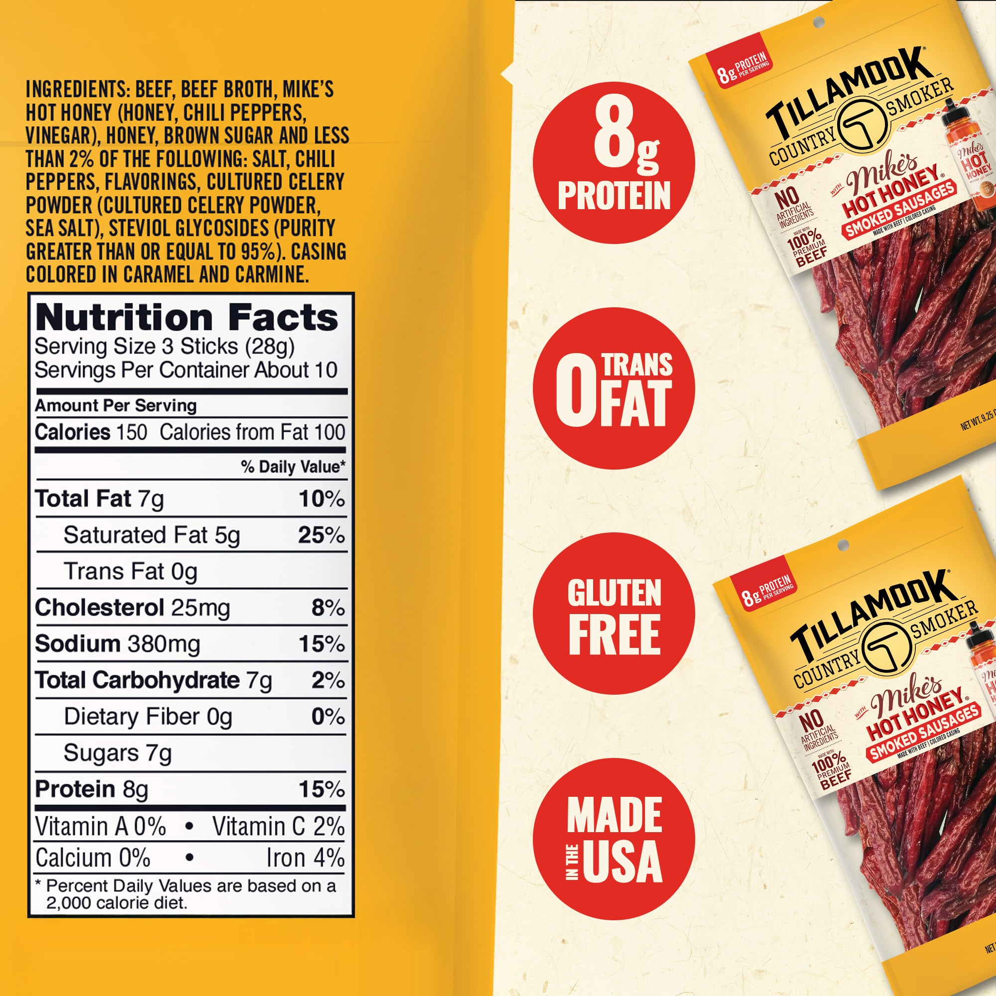 Simply Crafted Smoked Sausages | Mike's Hot Honey