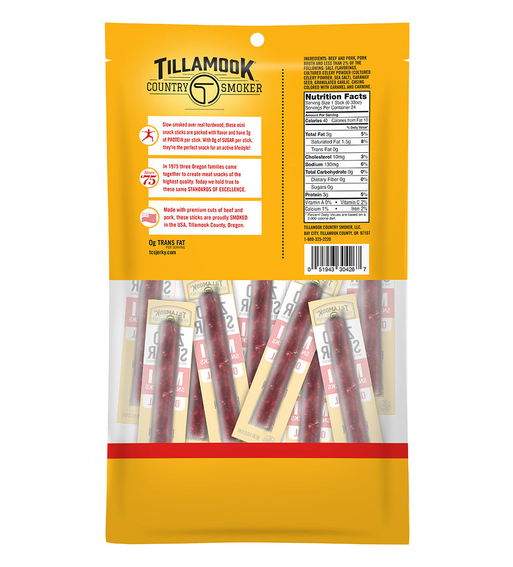 Zero Sugar Meat Sticks | Mini Original