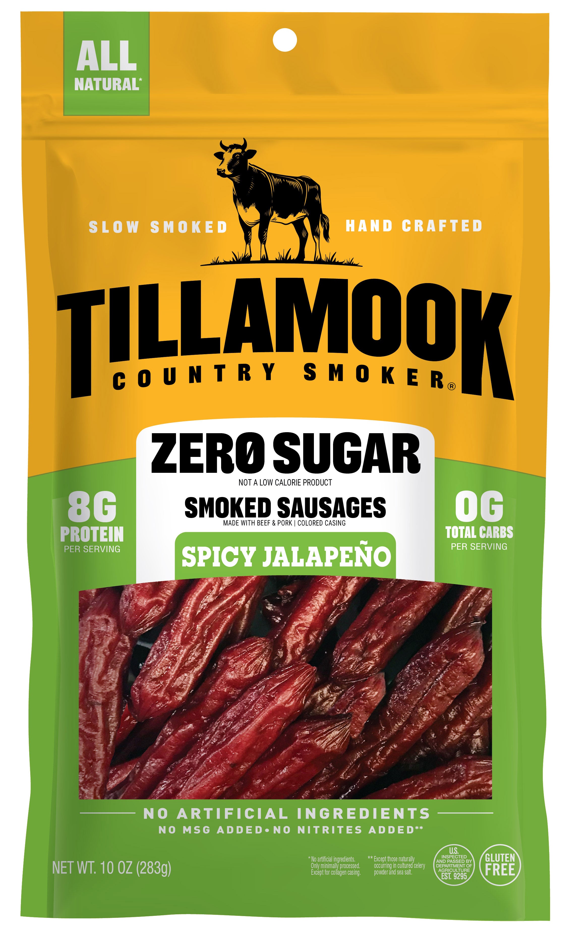 Zero Sugar Smoked Sausages | Spicy Jalapeño