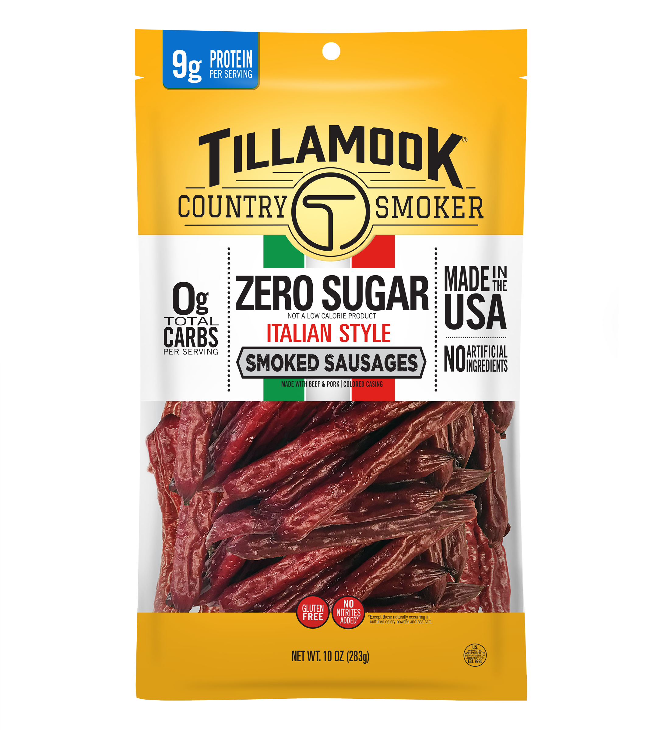 Zero Sugar Smoked Sausages | Italian Style