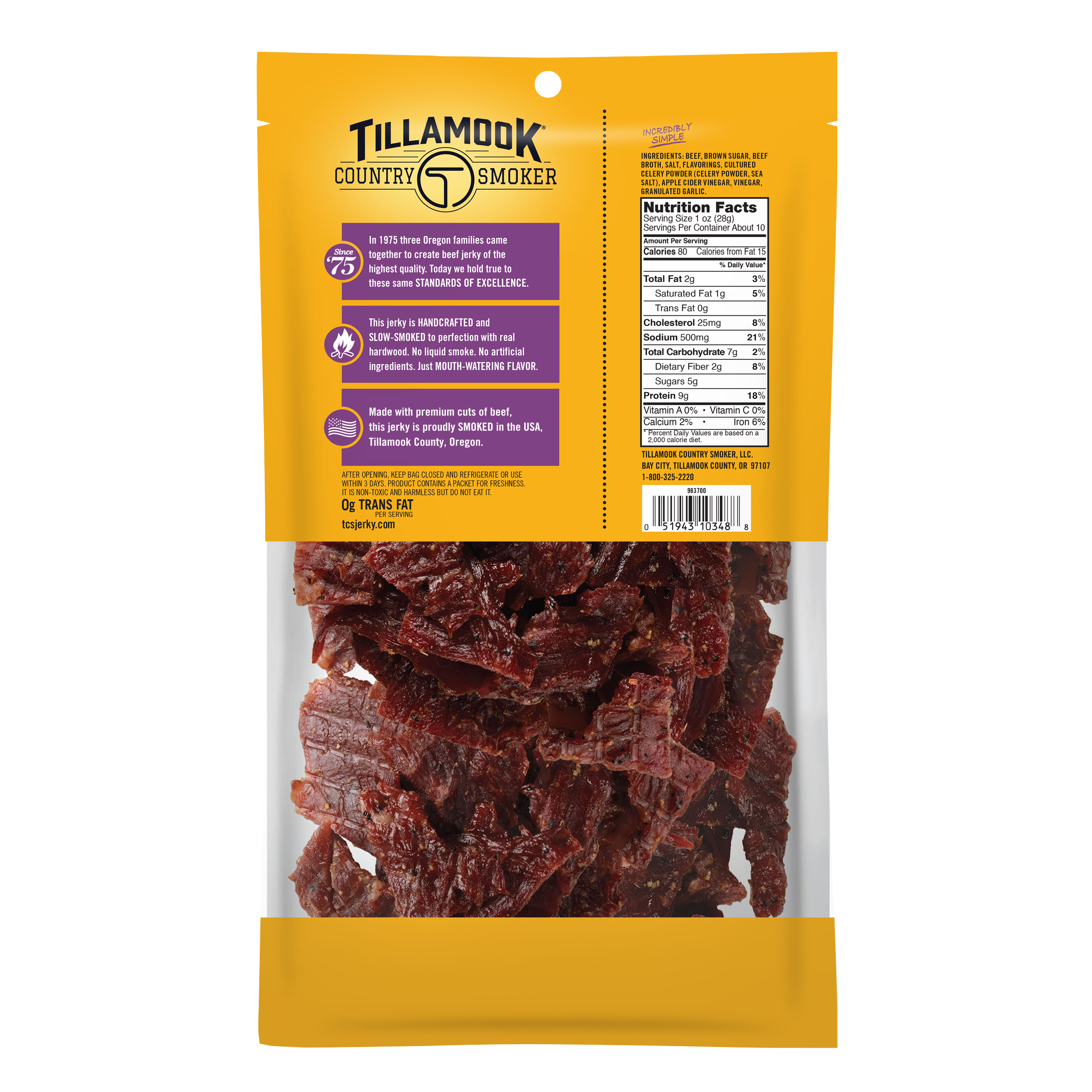 Simply Crafted Beef Jerky | Spicy & Sweet