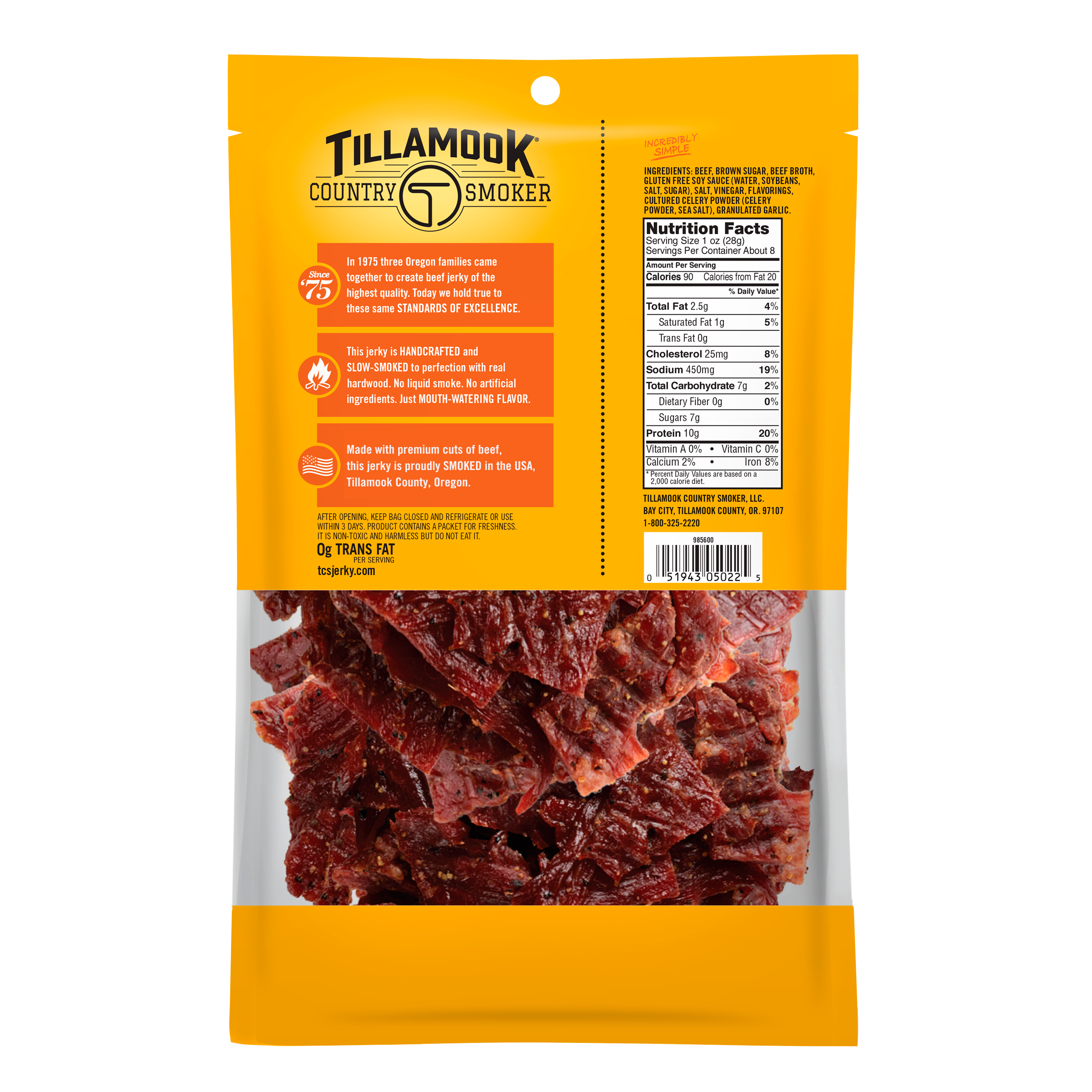 Simply Crafted Beef Jerky | Teriyaki