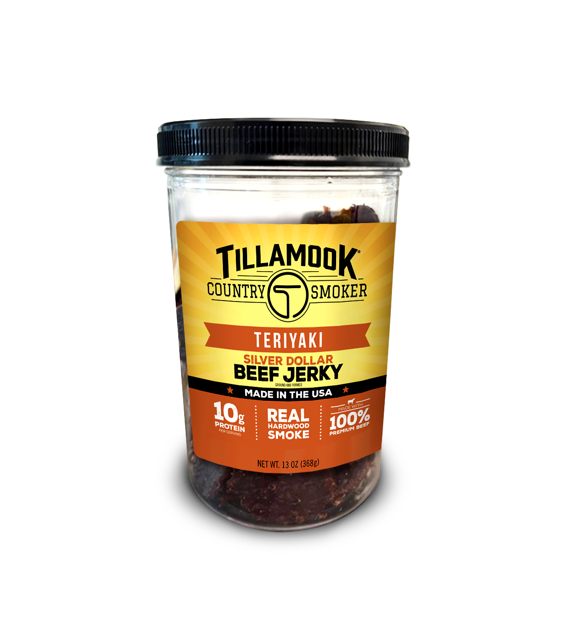 Silver Dollar Beef Jerky | Teriyaki