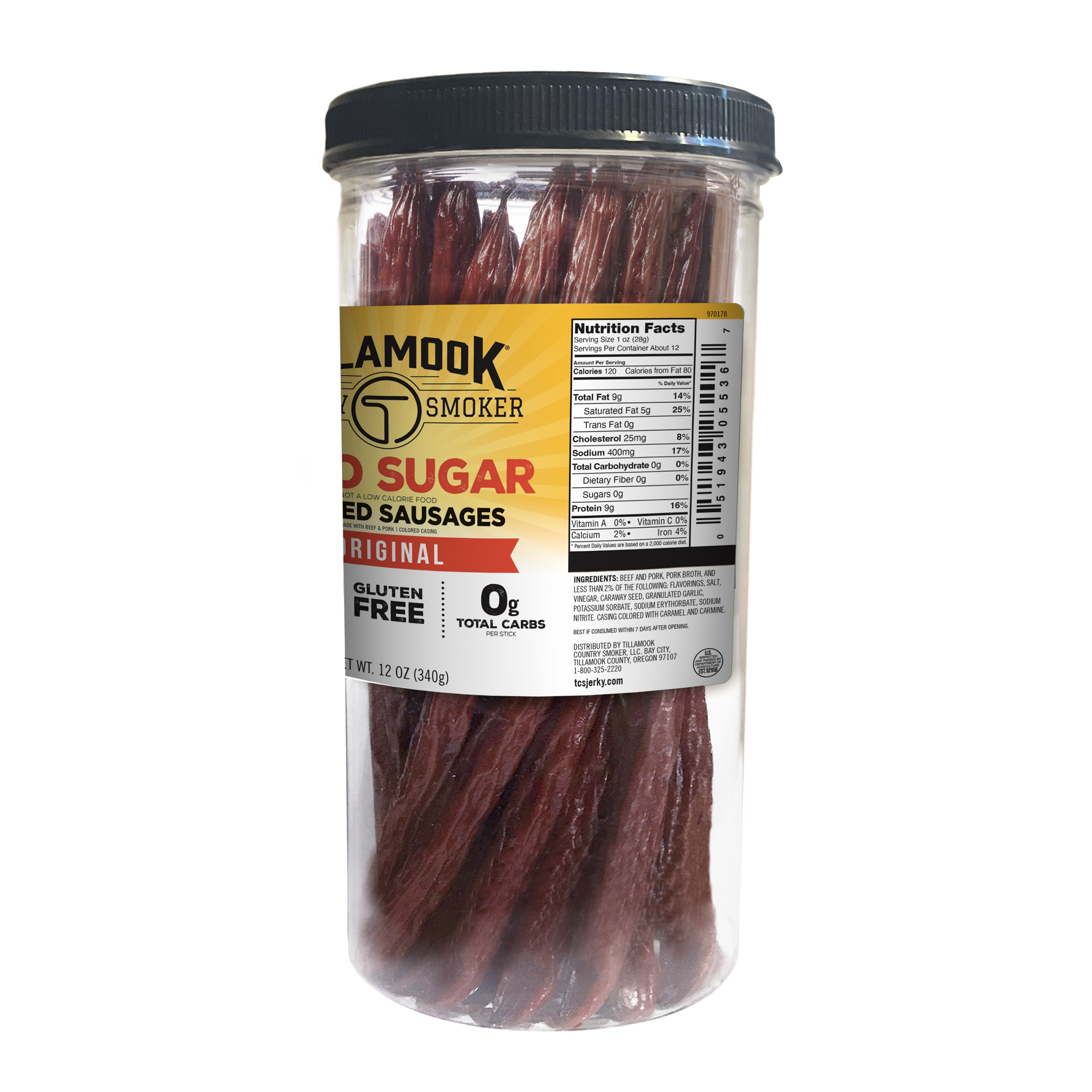 Simply Crafted Meat Sticks | Zero Sugar Original
