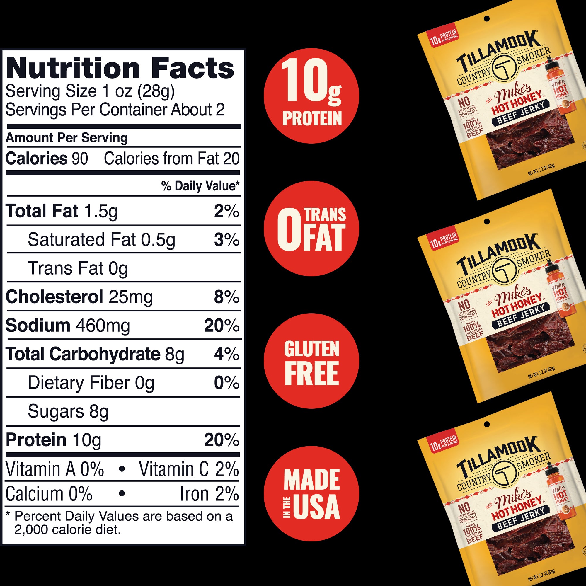 Mike's Hot Honey Beef Jerky