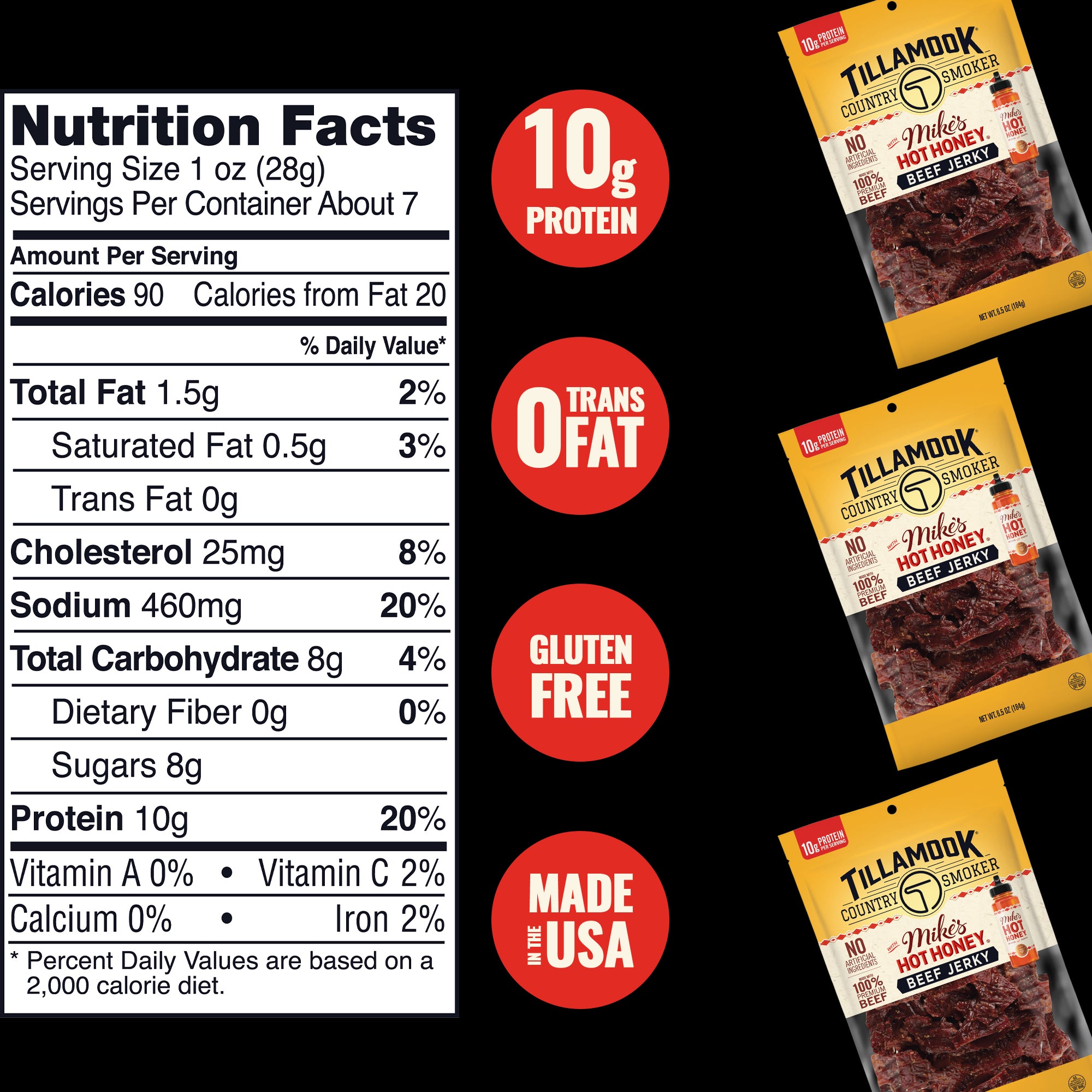 Mike's Hot Honey Beef Jerky