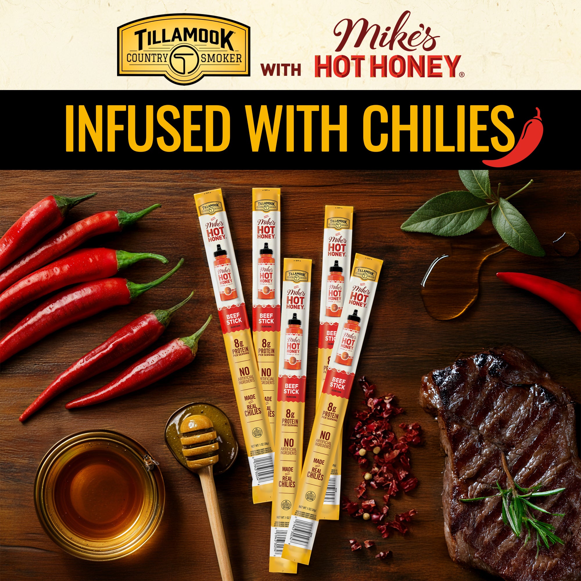Simply Crafted Meat Sticks | Mike's Hot Honey