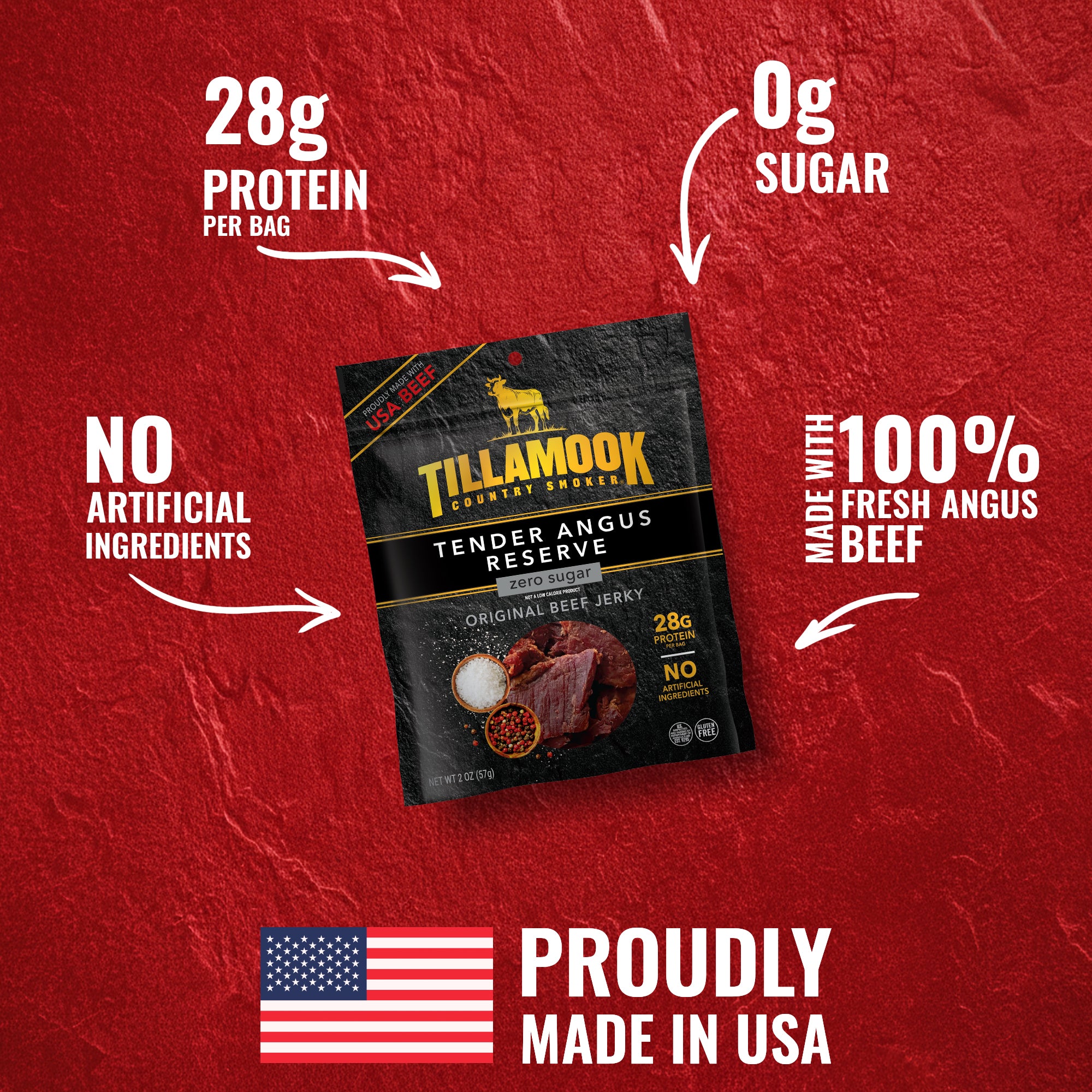 Tender Angus Reserve Beef Jerky | Original