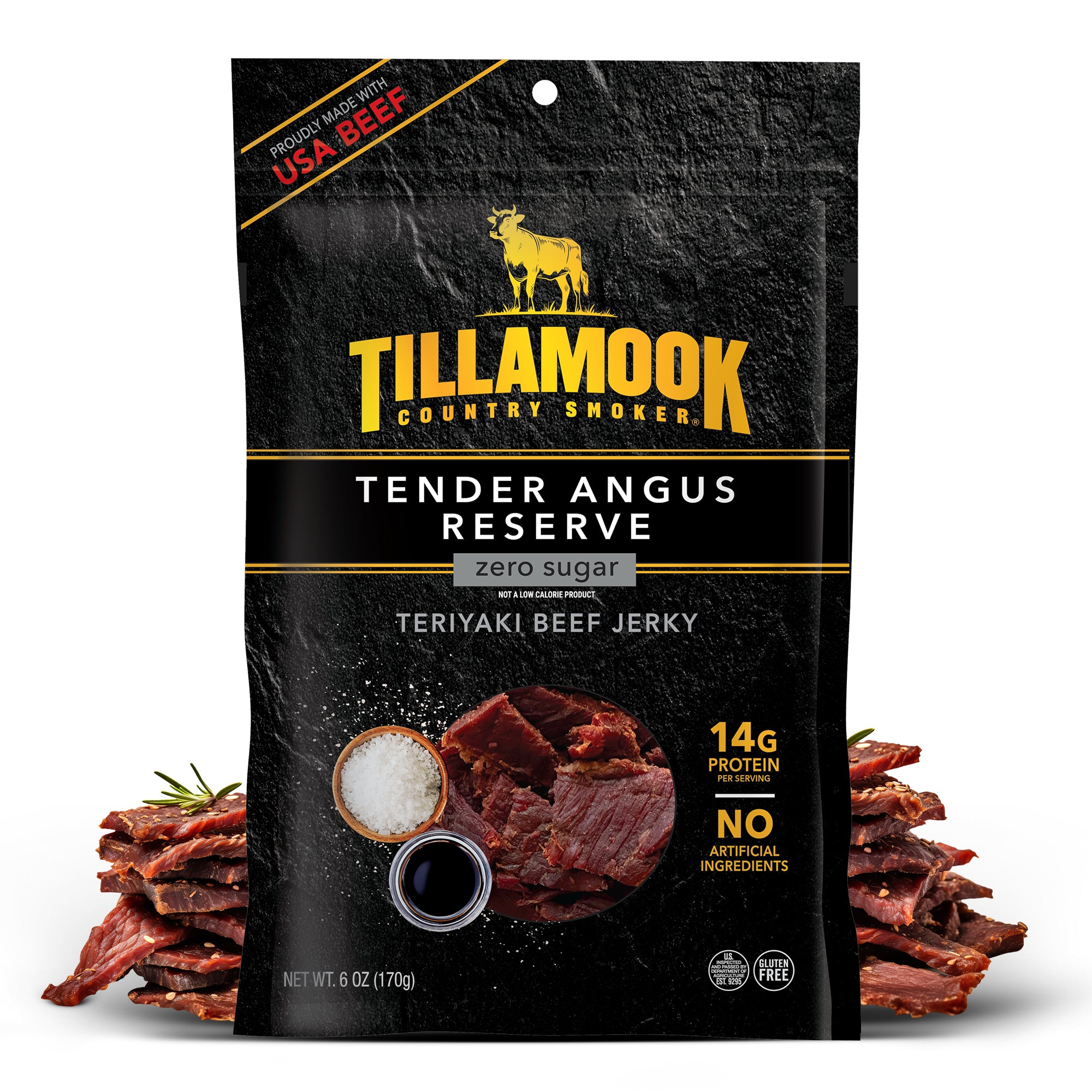 Tender Angus Reserve Beef Jerky | Teriyaki