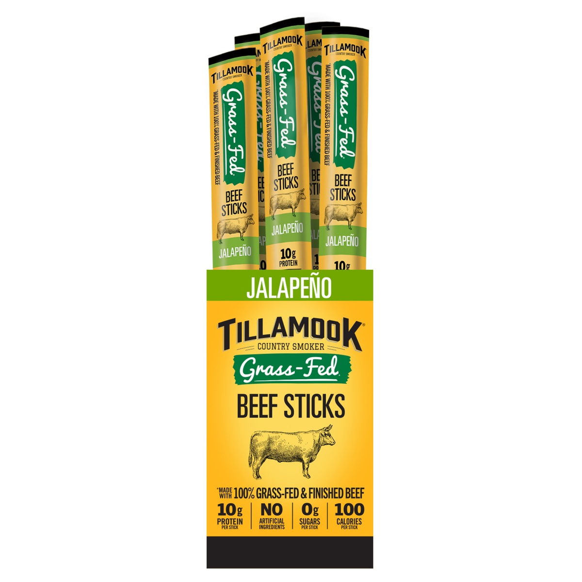 Zero Sugar Meat Sticks | Grass-Fed Jalapeno