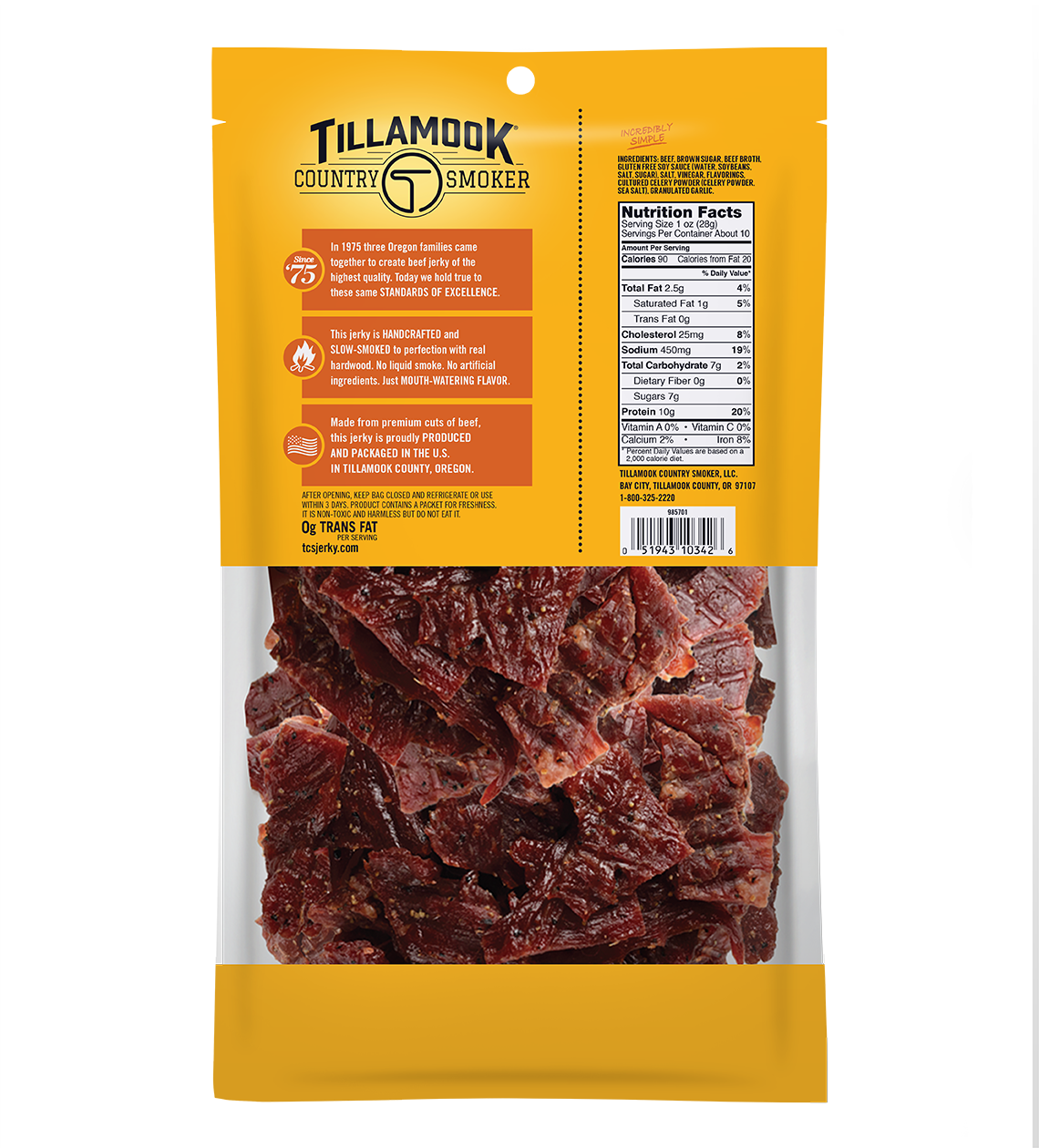Simply Crafted Beef Jerky | Teriyaki