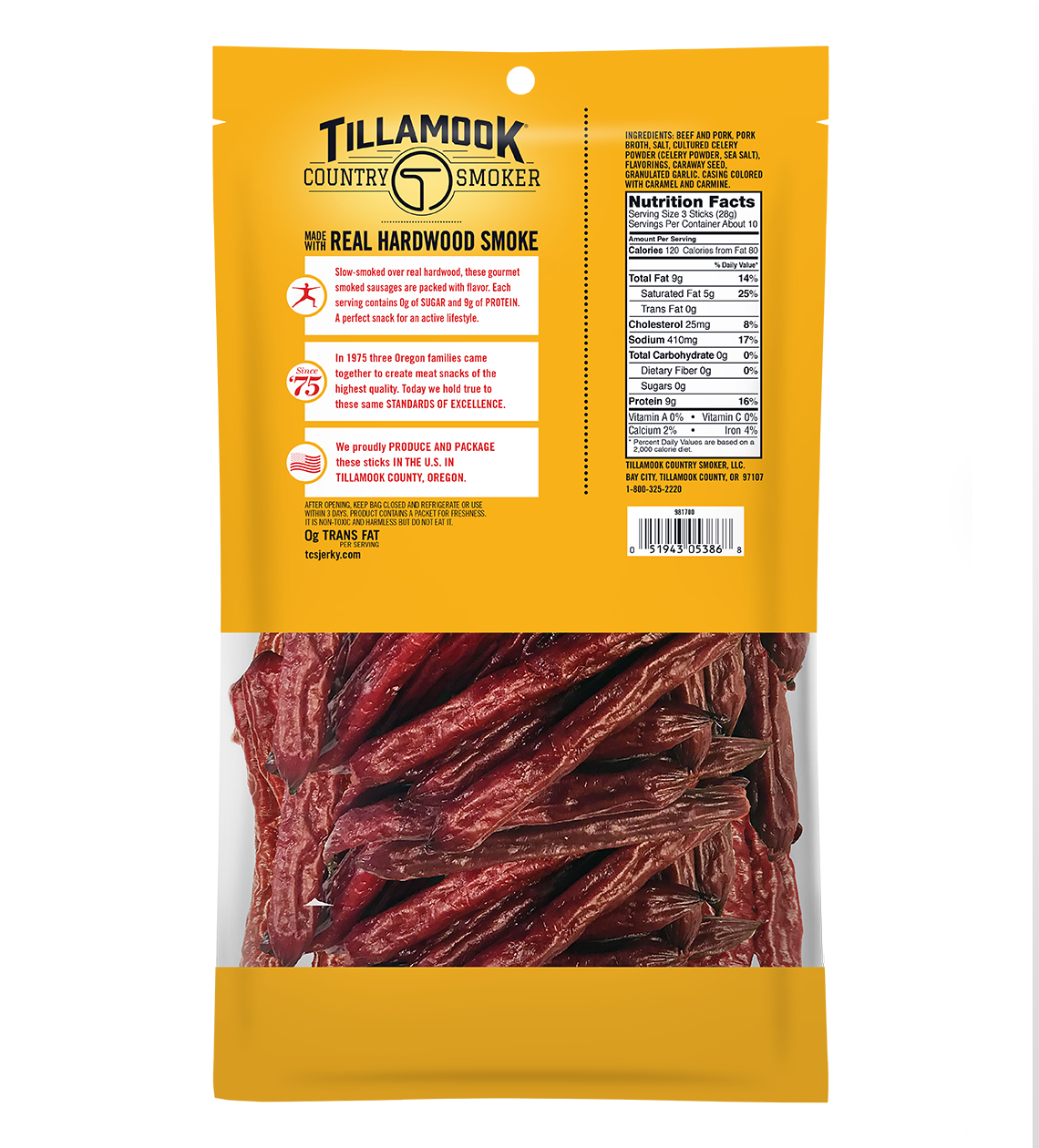 Zero Sugar Smoked Sausages | Original