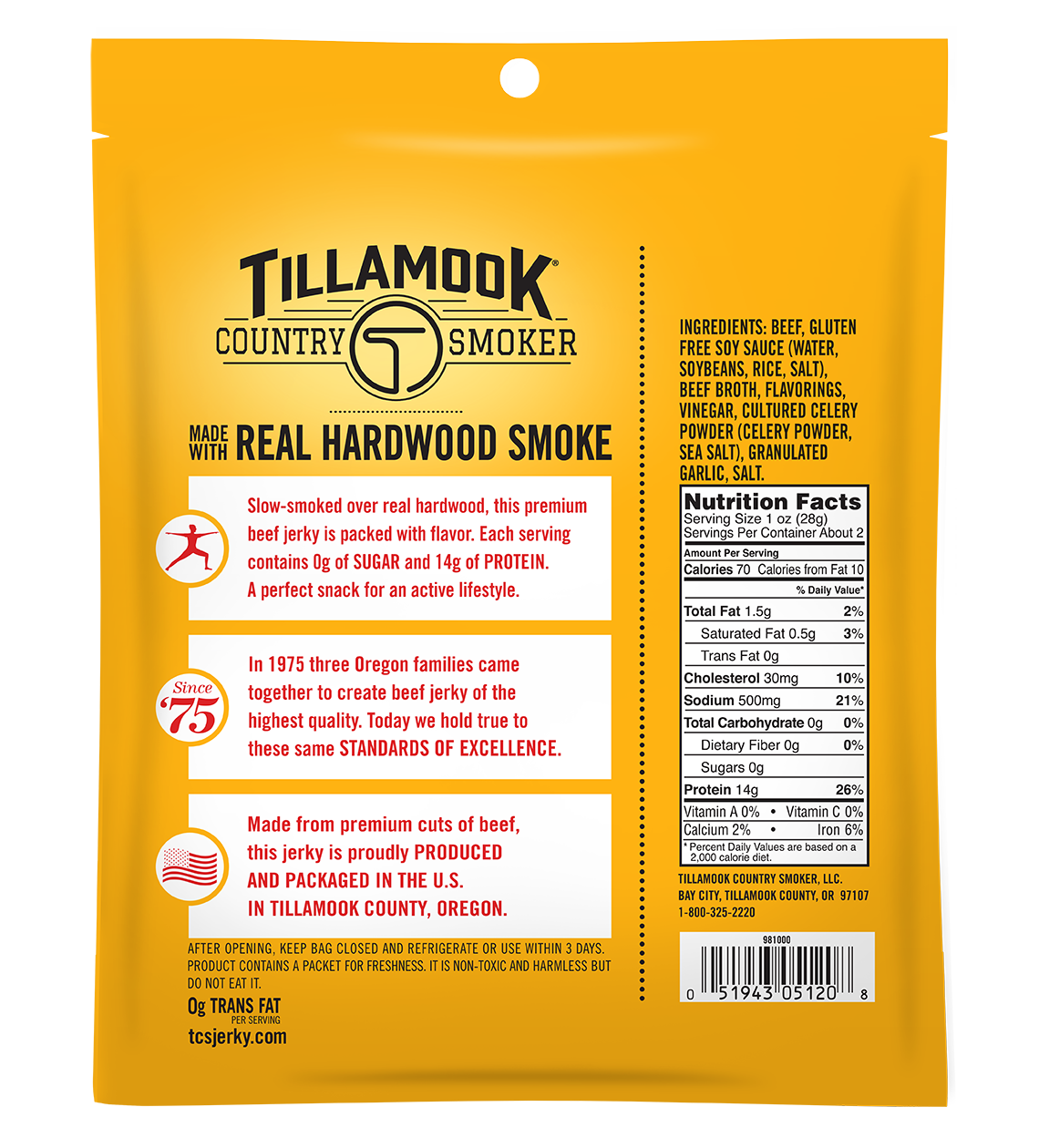 Zero Sugar Beef Jerky | Original