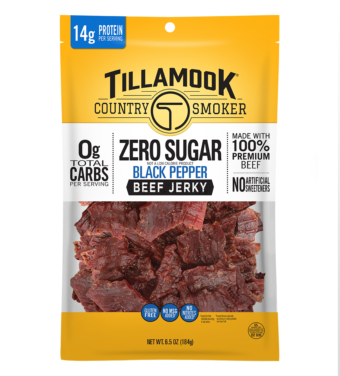 Zero Sugar Beef Jerky | Black Pepper