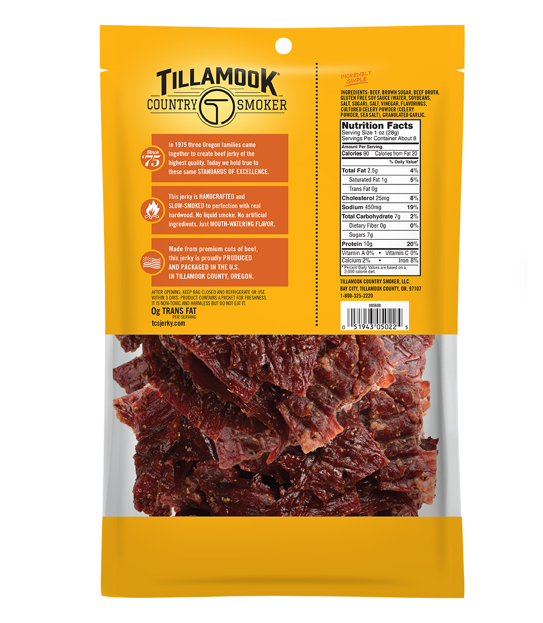 Simply Crafted Beef Jerky | Teriyaki