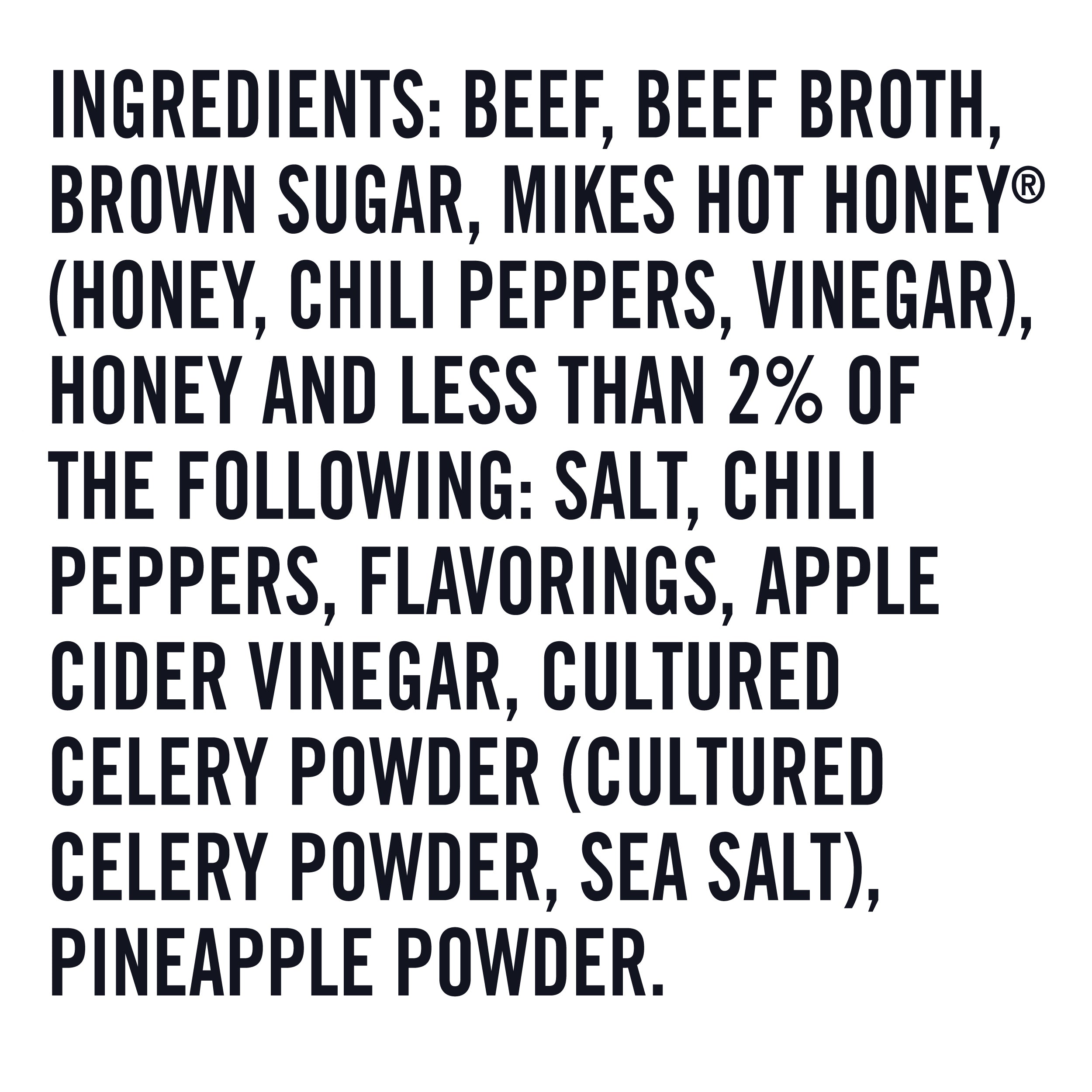 Mike's Hot Honey Beef Jerky