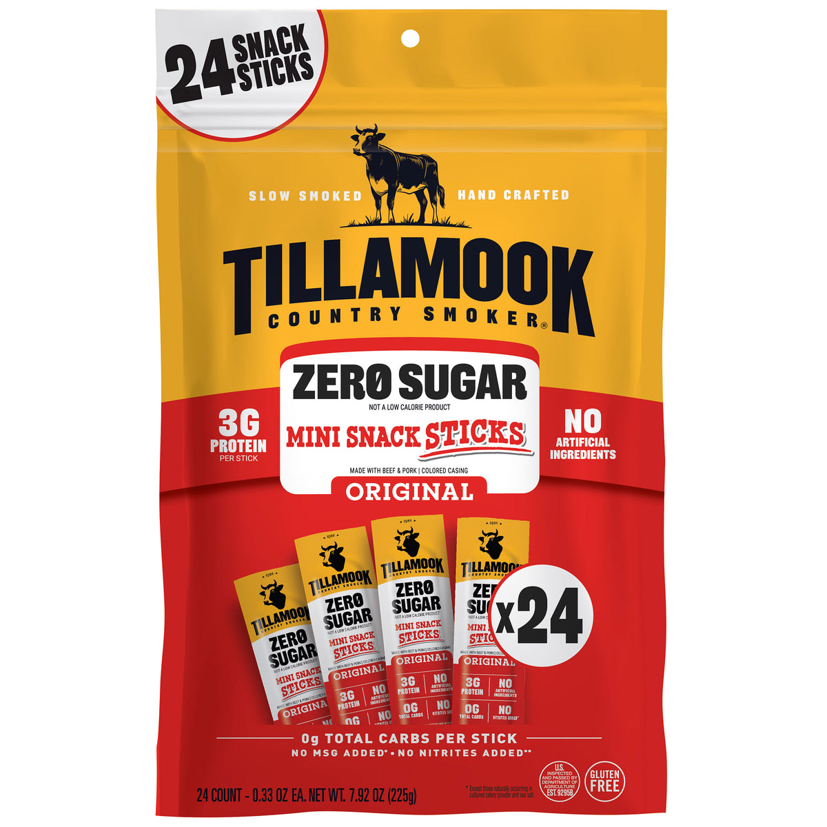 Zero Sugar Meat Sticks | Mini Original