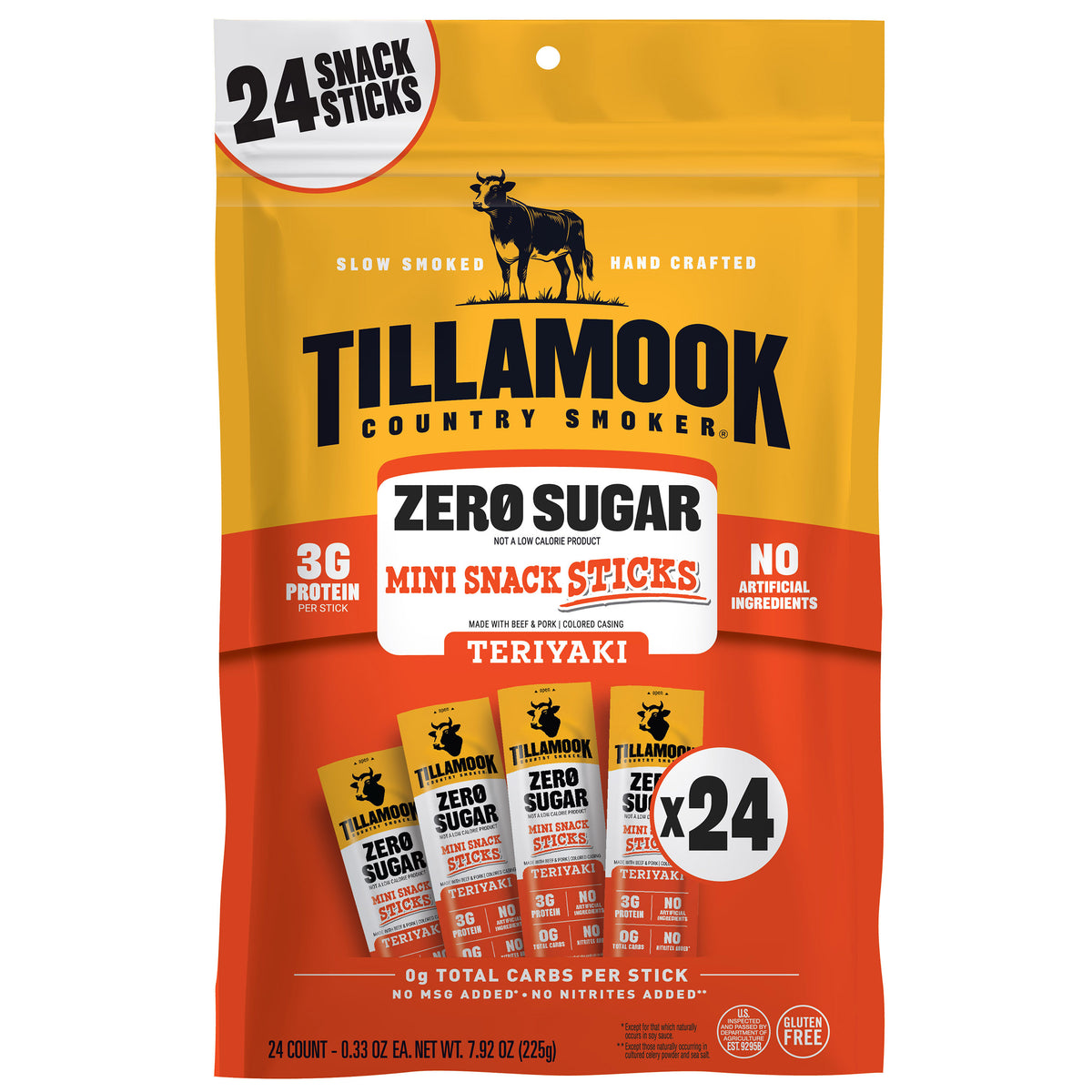 Zero Sugar Meat Sticks | Mini Teriyaki
