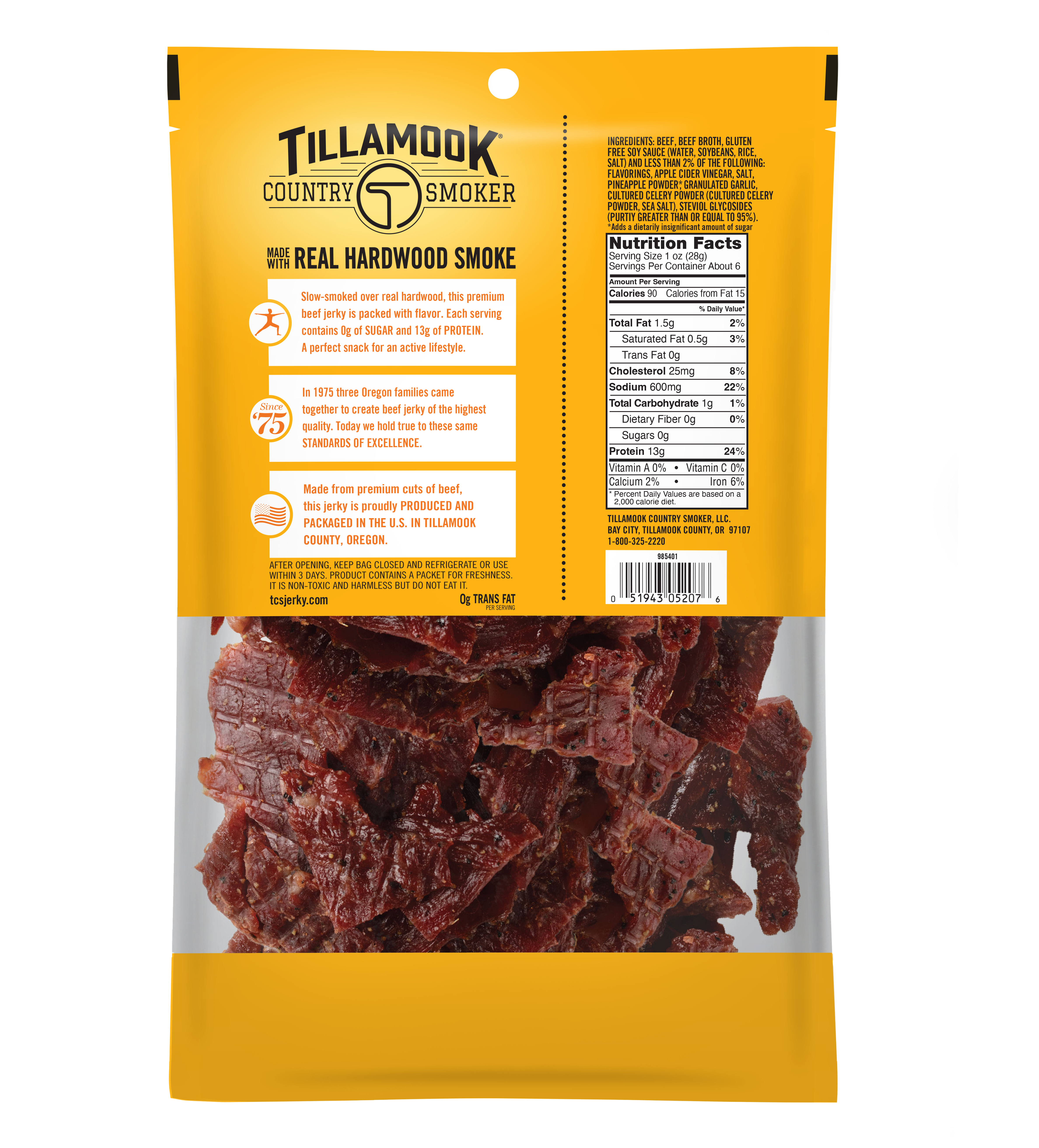 Zero Sugar Beef Jerky | Teriyaki
