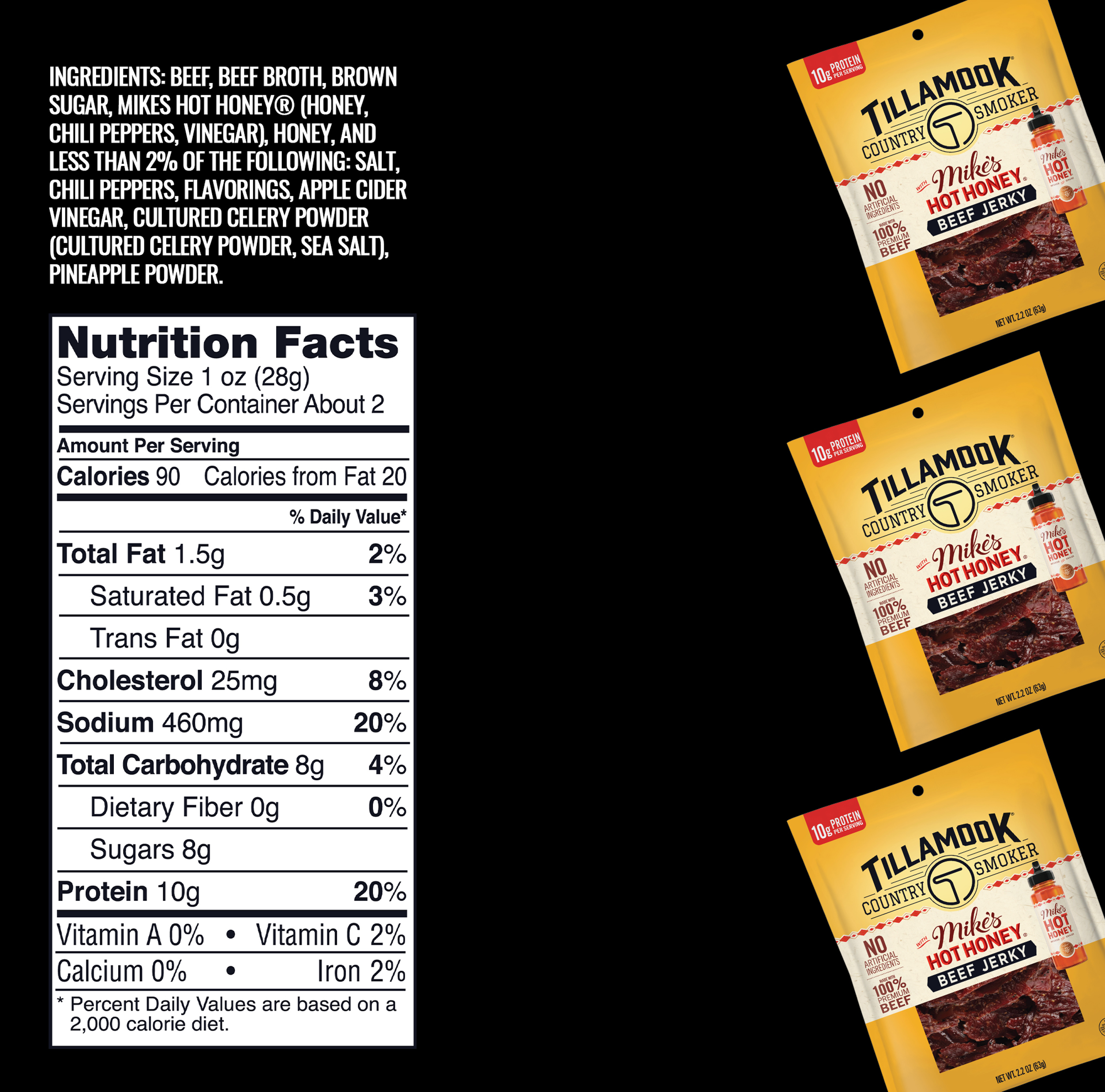 Mike's Hot Honey Beef Jerky