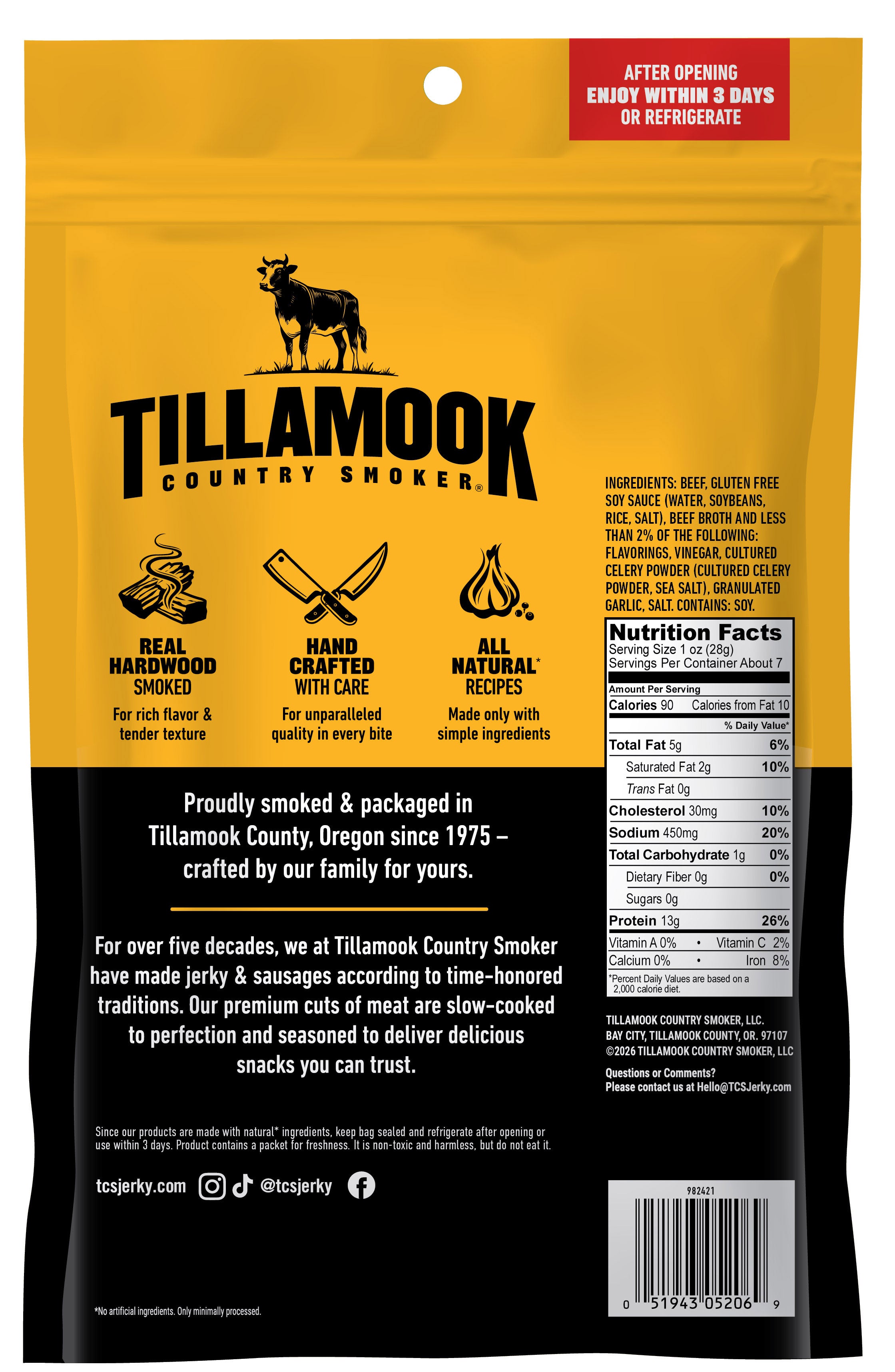 Zero Sugar Beef Jerky | Original