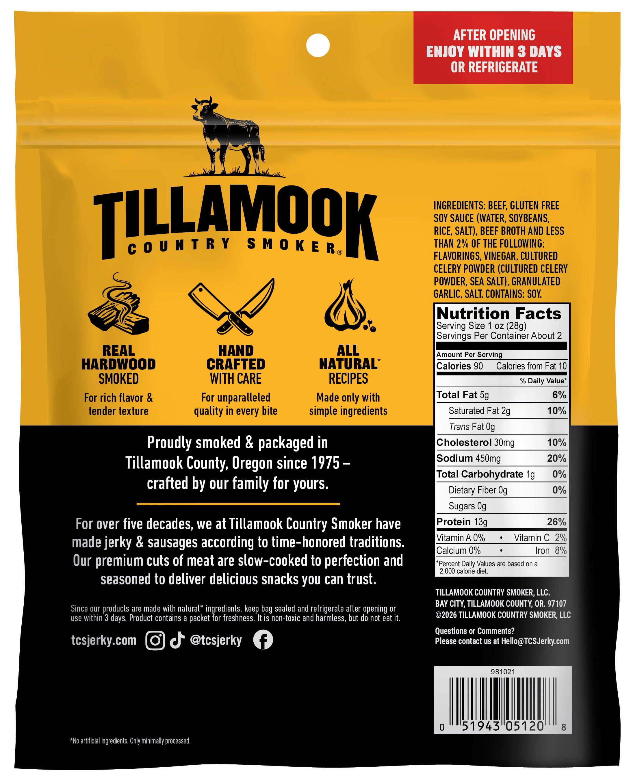 Zero Sugar Beef Jerky Bundle | Original 4-Pack