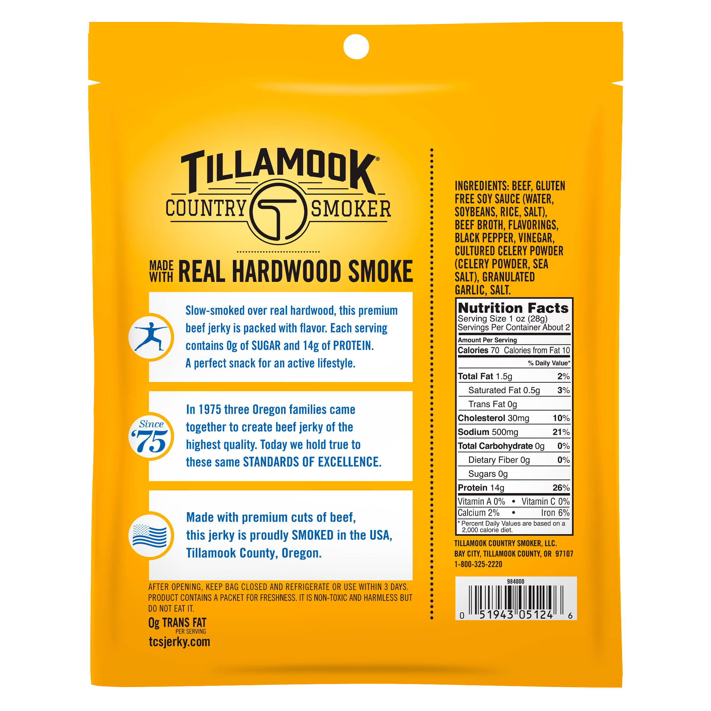 Zero Sugar Beef Jerky | Black Pepper