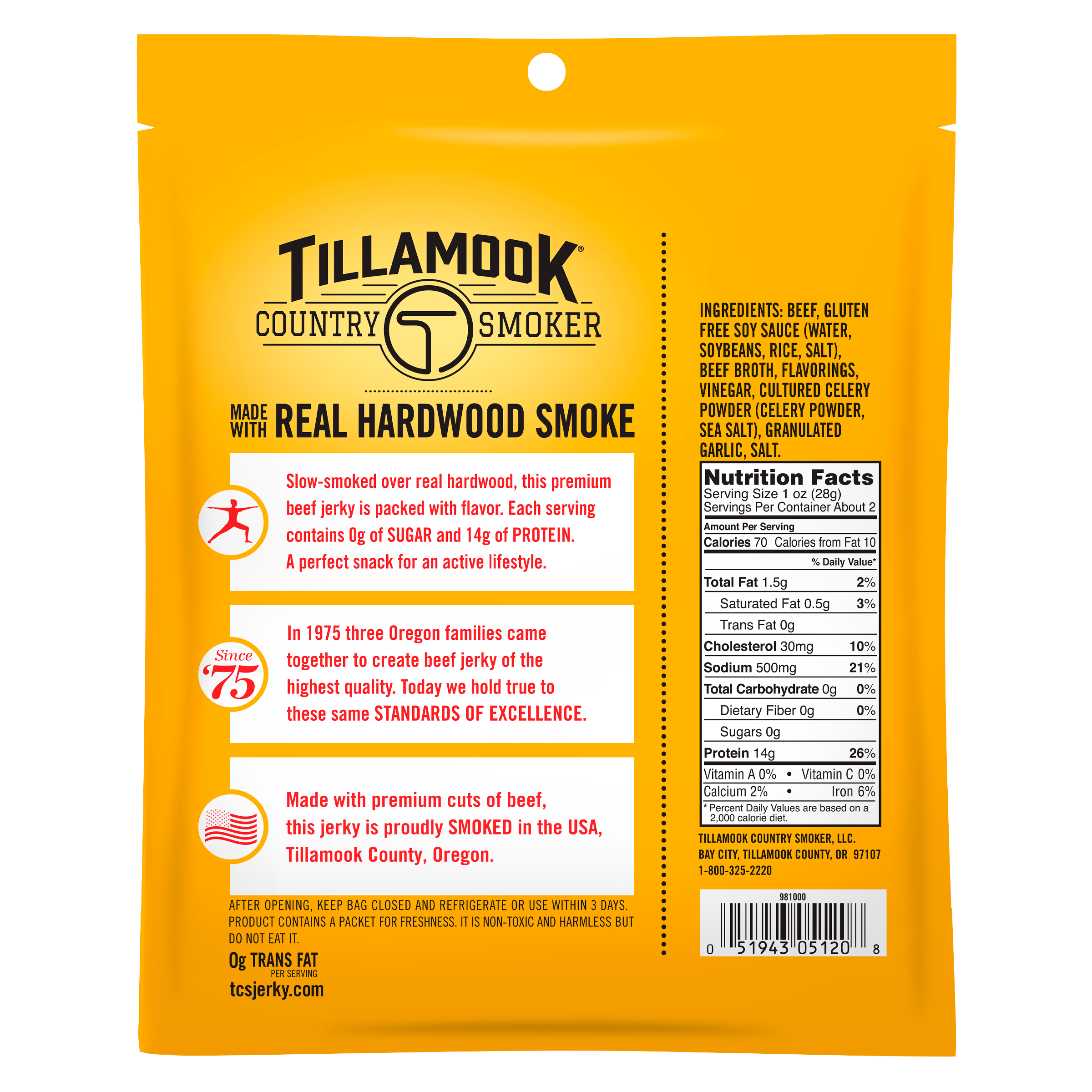 Zero Sugar Beef Jerky | Original