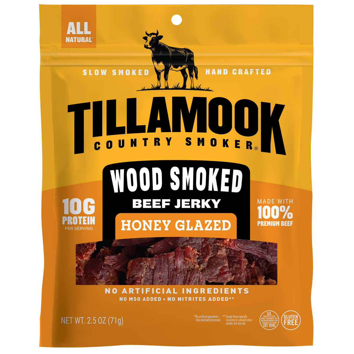 Simply Crafted Beef Jerky | Honey Glazed