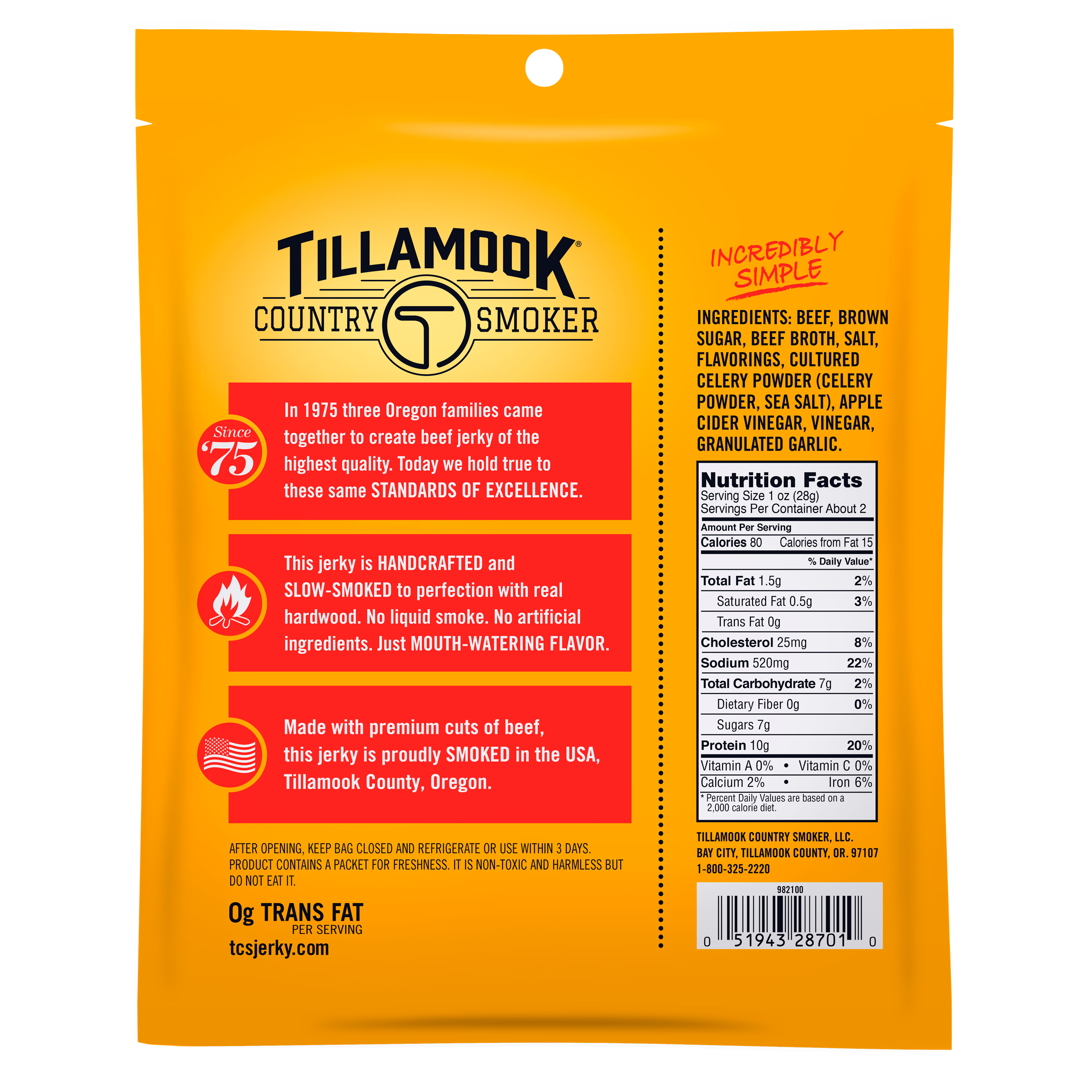 Simply Crafted Beef Jerky | Old Fashioned