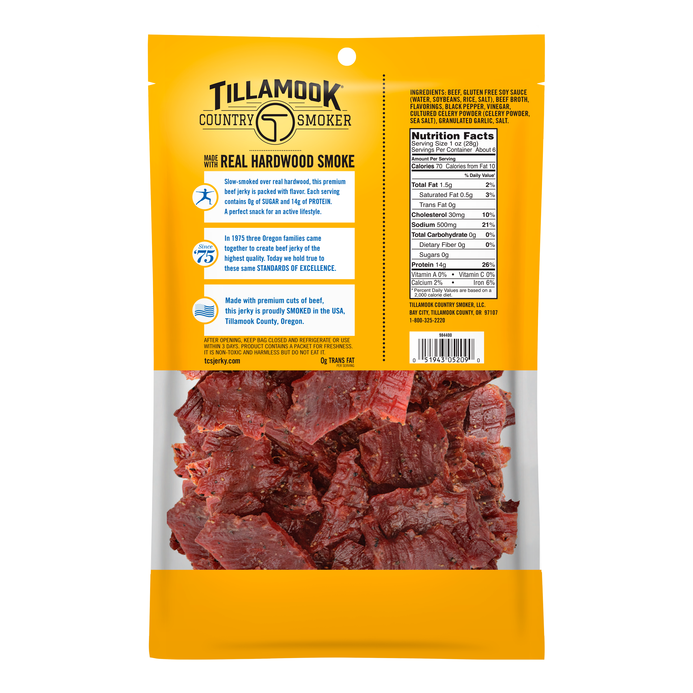 Zero Sugar Beef Jerky | Black Pepper