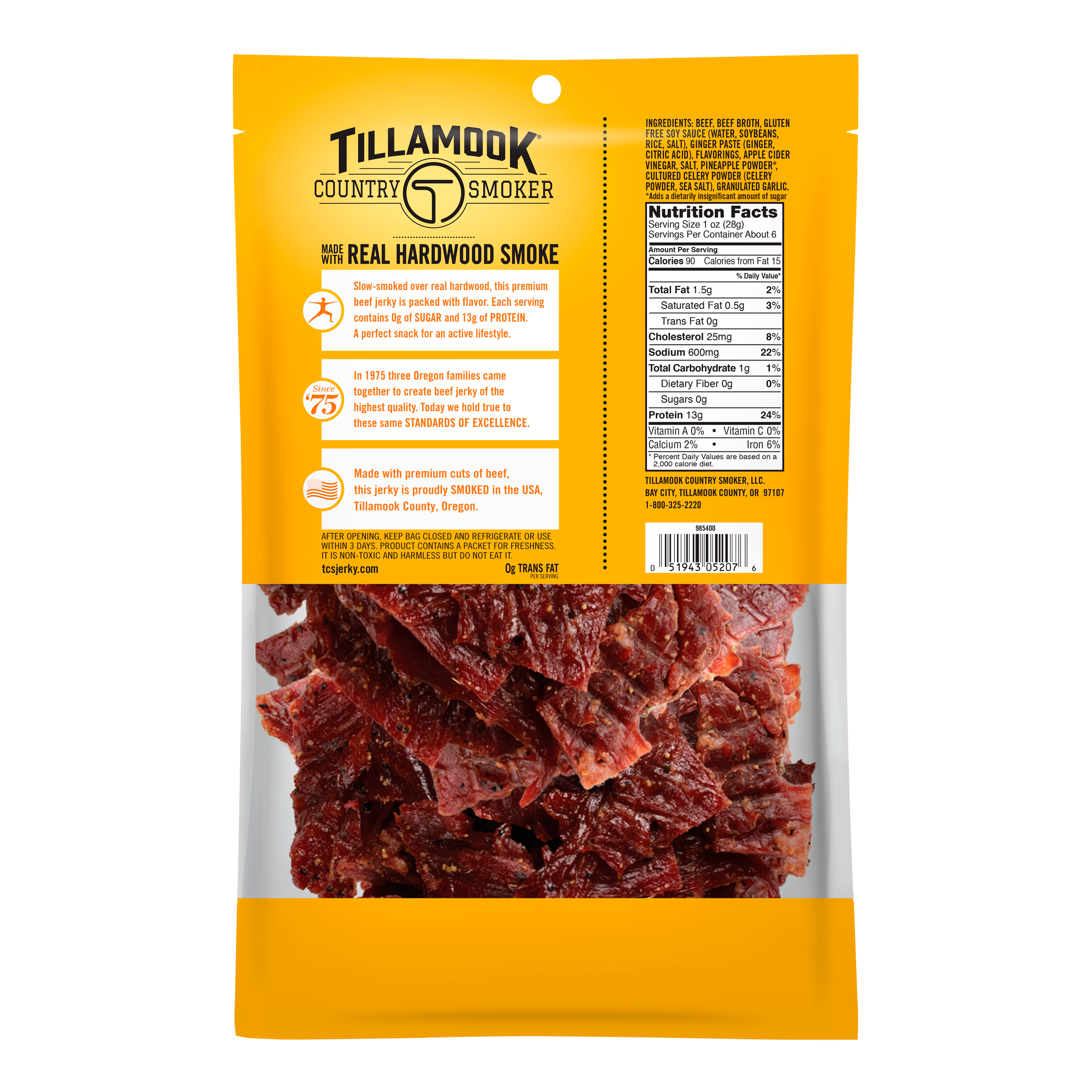 Zero Sugar Beef Jerky | Teriyaki