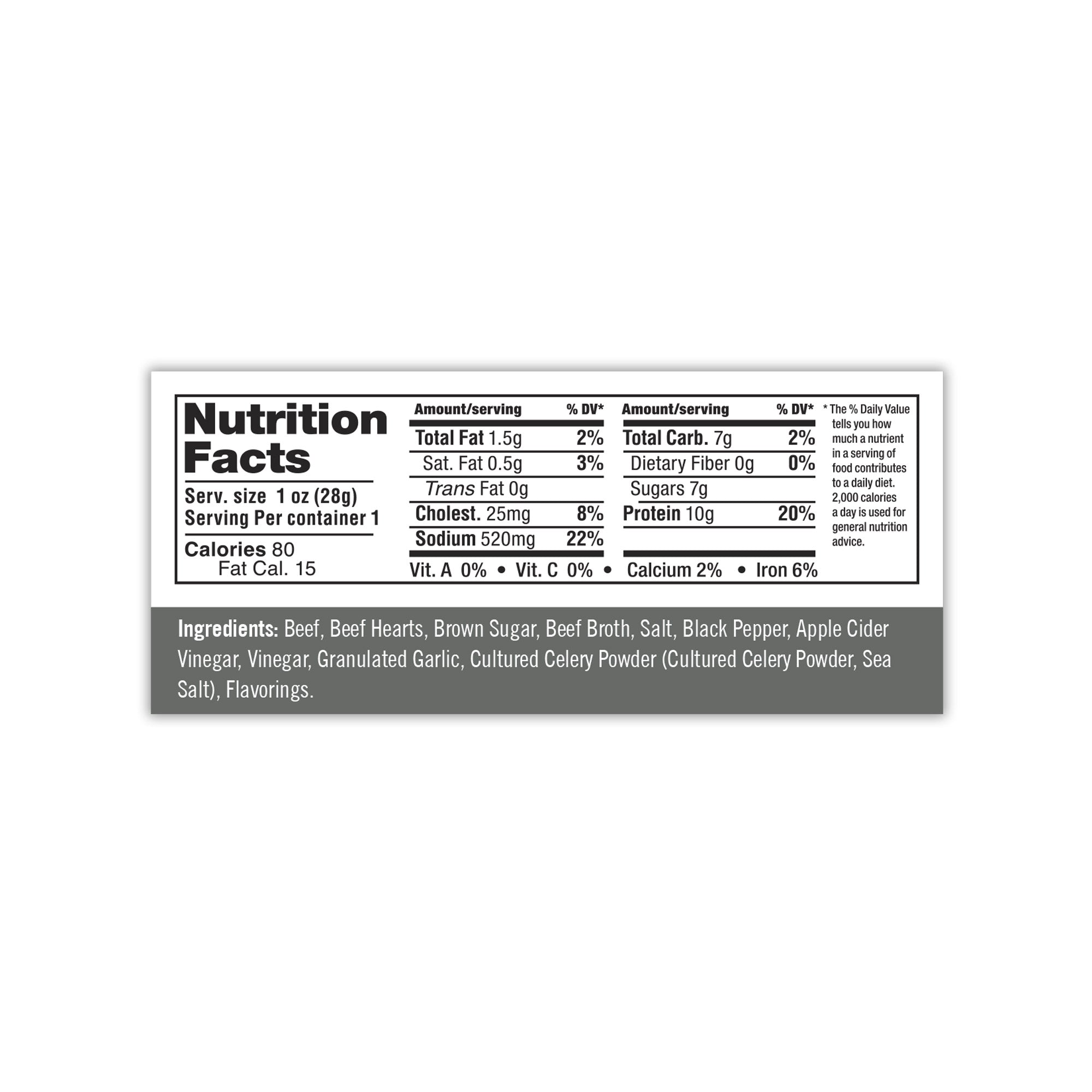 Deli-Style Jerky | Peppered