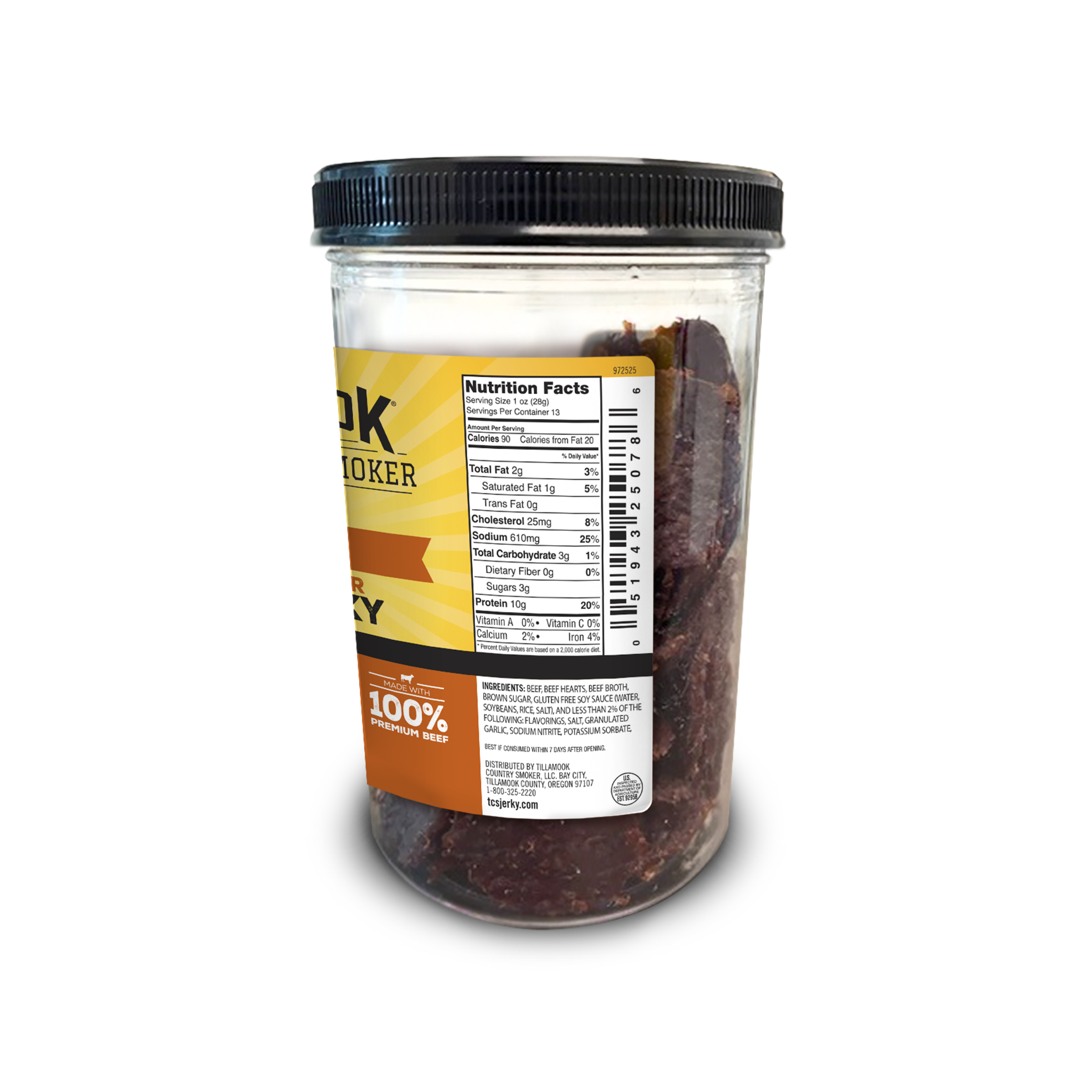 Silver Dollar Beef Jerky | Teriyaki