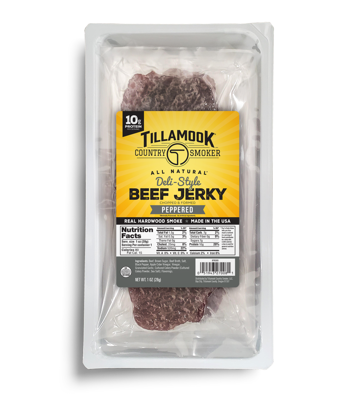 Deli-Style Jerky | Peppered