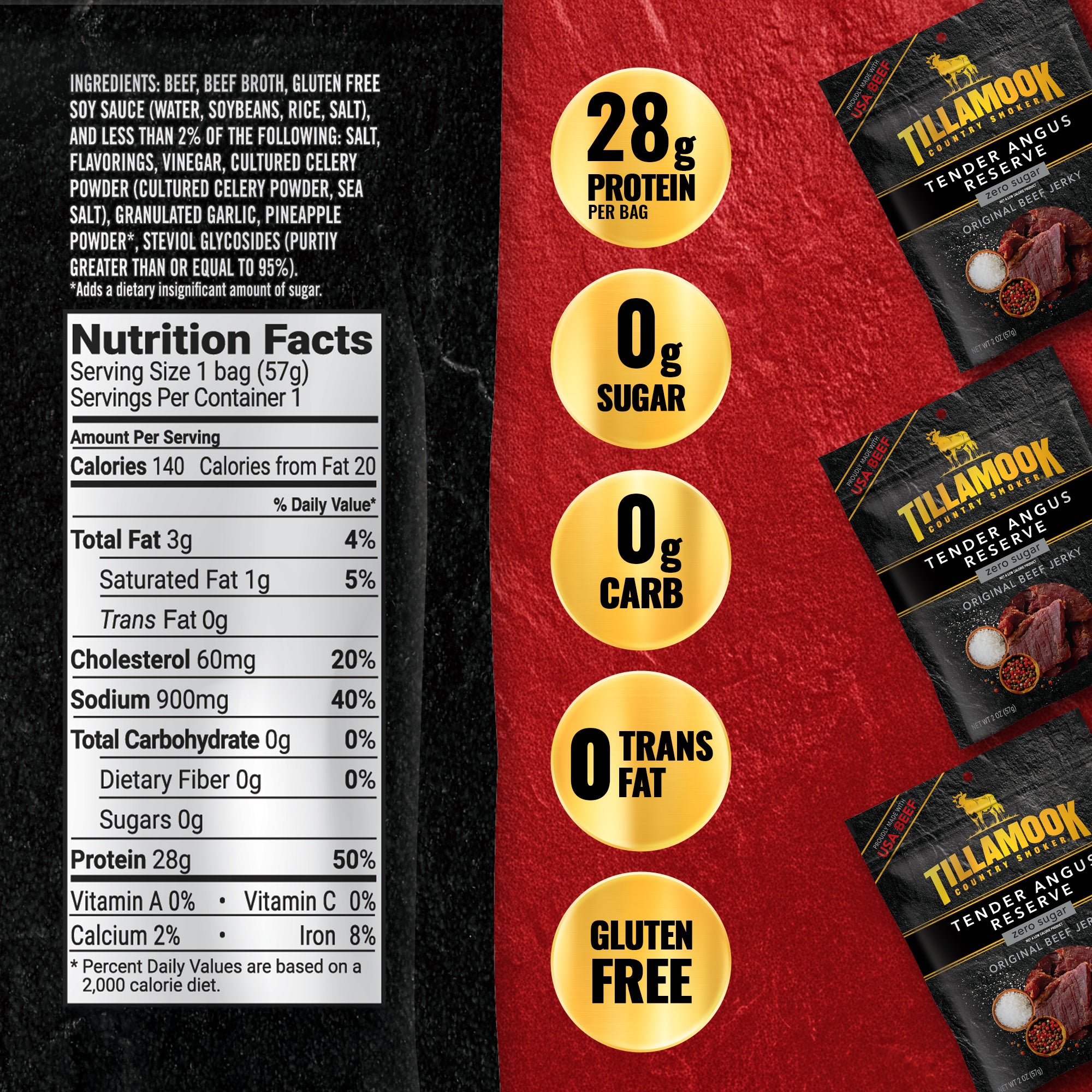 Tender Angus Reserve Beef Jerky | Original