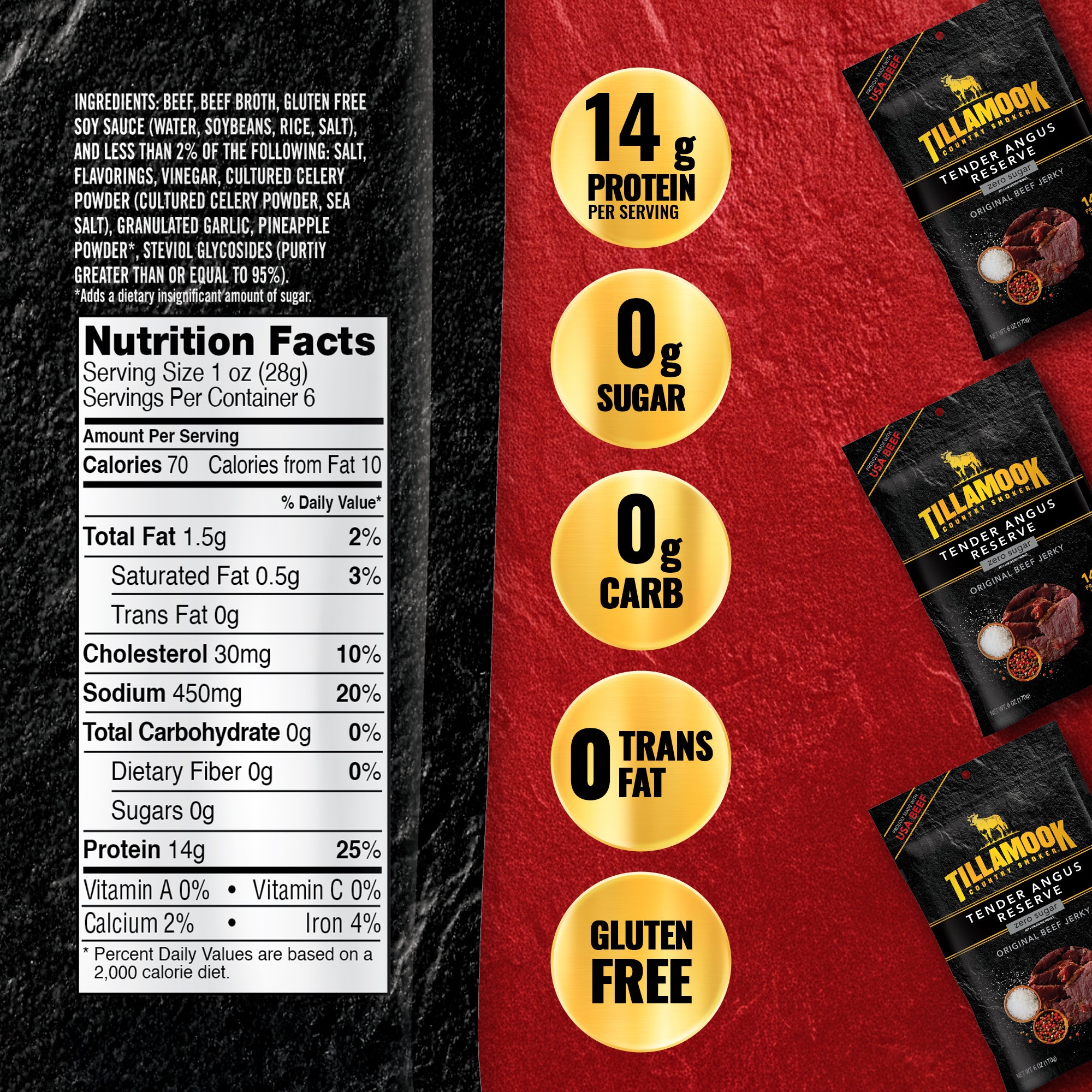 Tender Angus Reserve Beef Jerky | Original