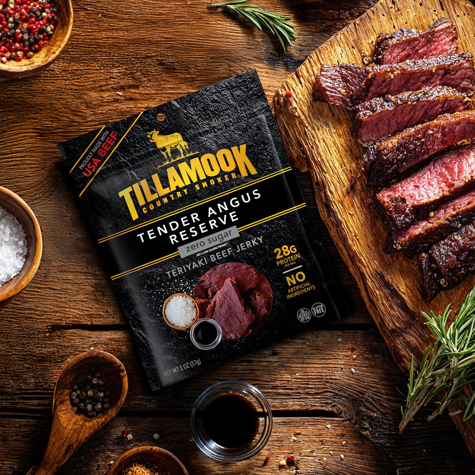 Tender Angus Reserve Beef Jerky | Teriyaki