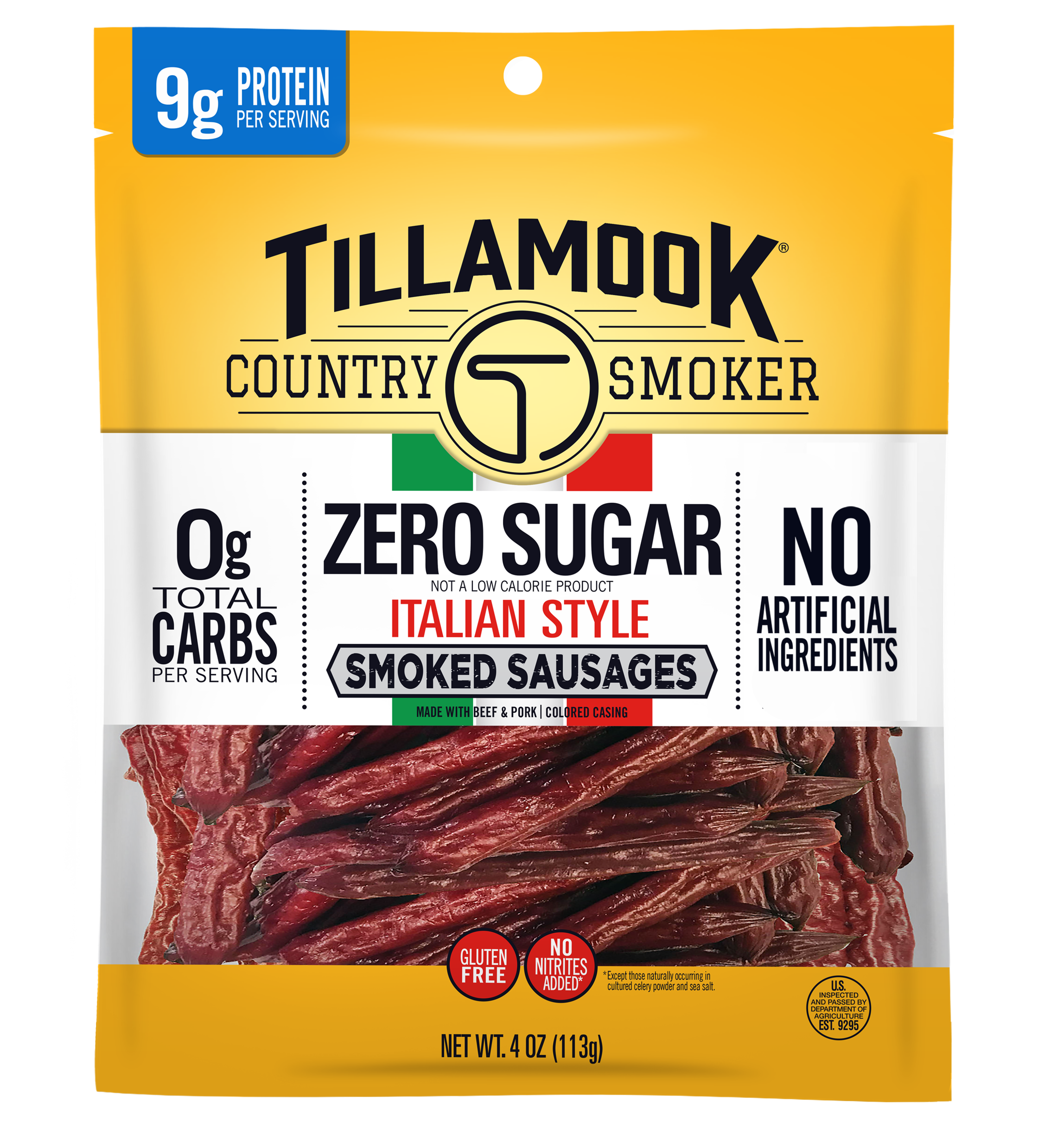 Zero Sugar Smoked Sausages | Italian Style