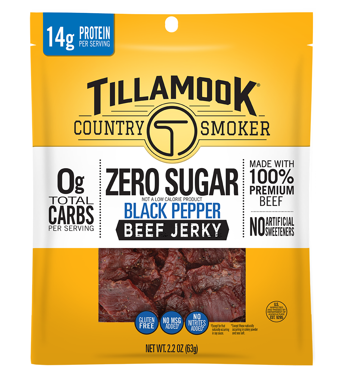 Zero Sugar Beef Jerky | Black Pepper